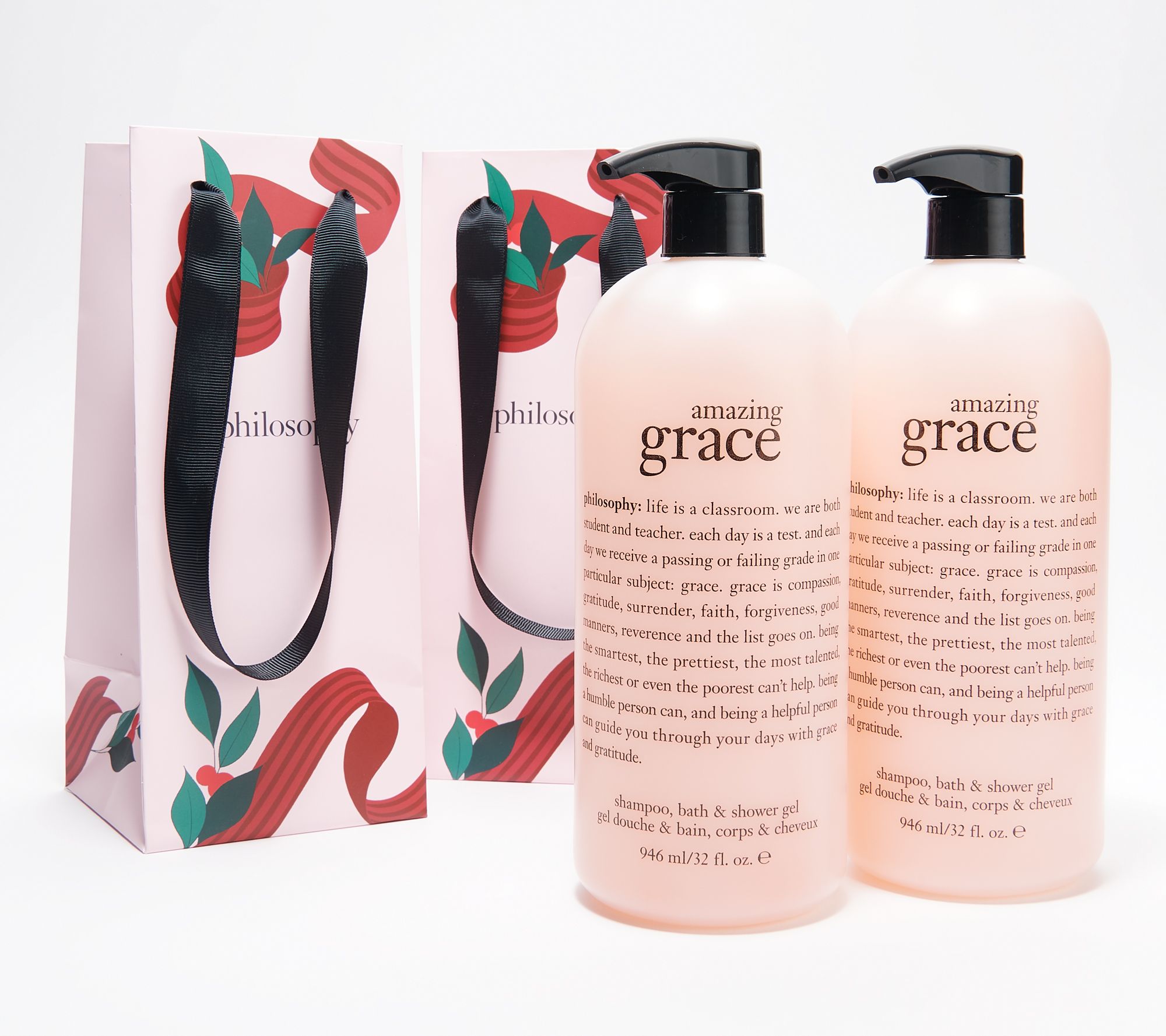 philosophy grace and love supersize shower gel duo