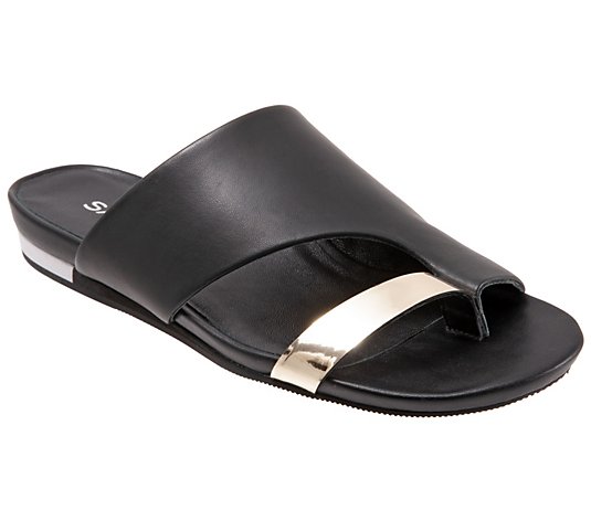 SAVA Slip-On Leather Sandals - Cass