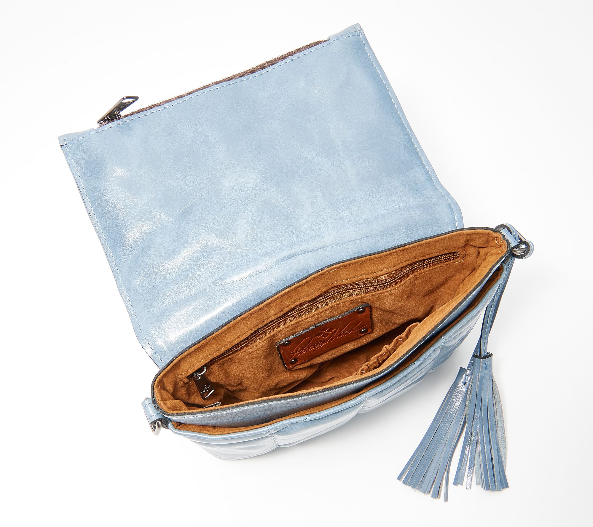 Corfu Crossbody Bag - Small Woven Leather – Patricia Nash