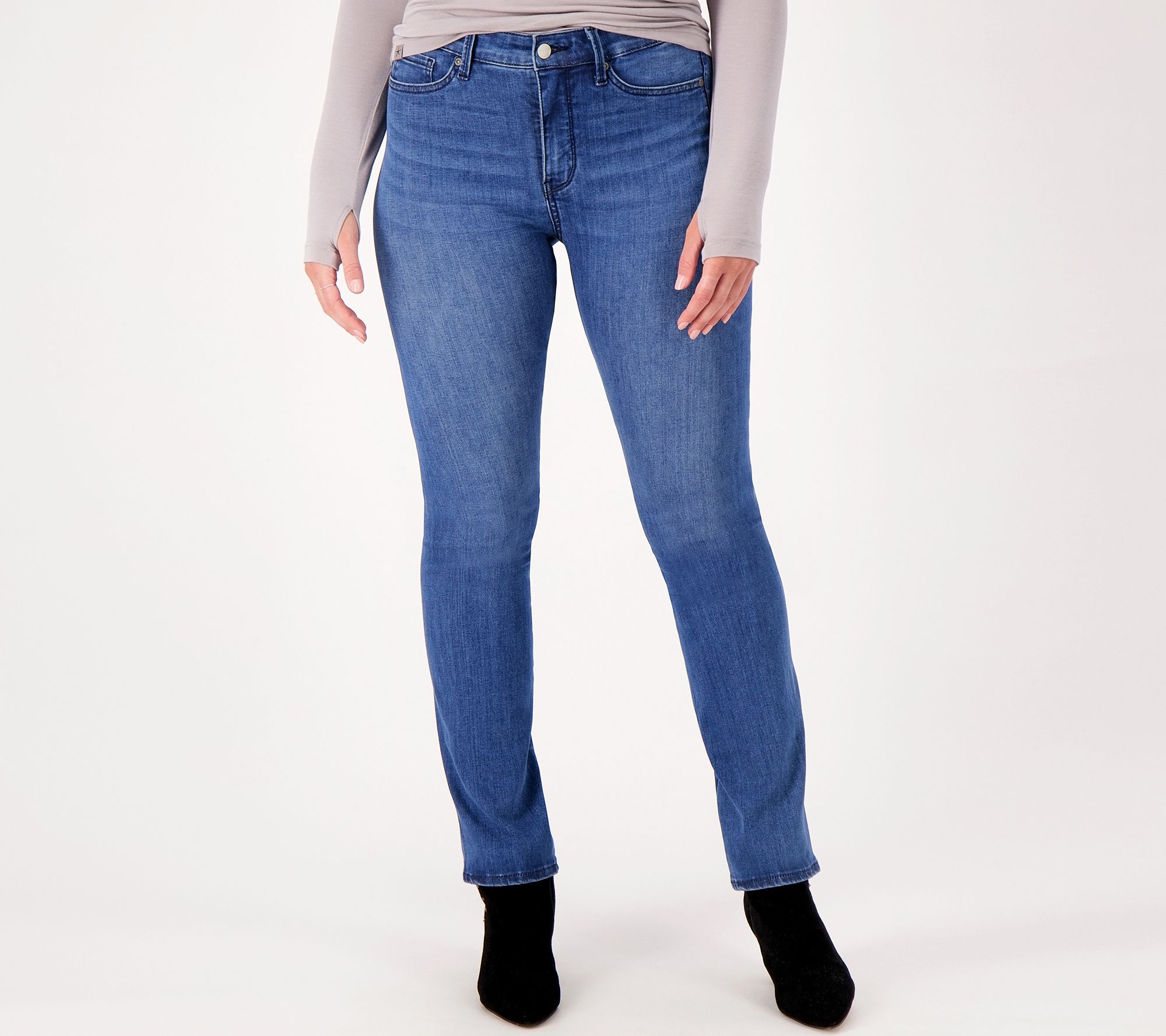 NYDJ Le Silhouette High Rise Slim Bootcut Jeans- Amour