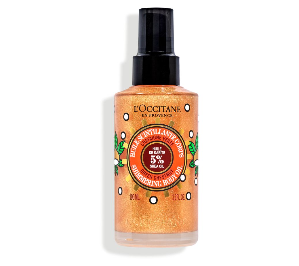 L'Occitane Chestnut Shimmering Body Oil 3.3 floz