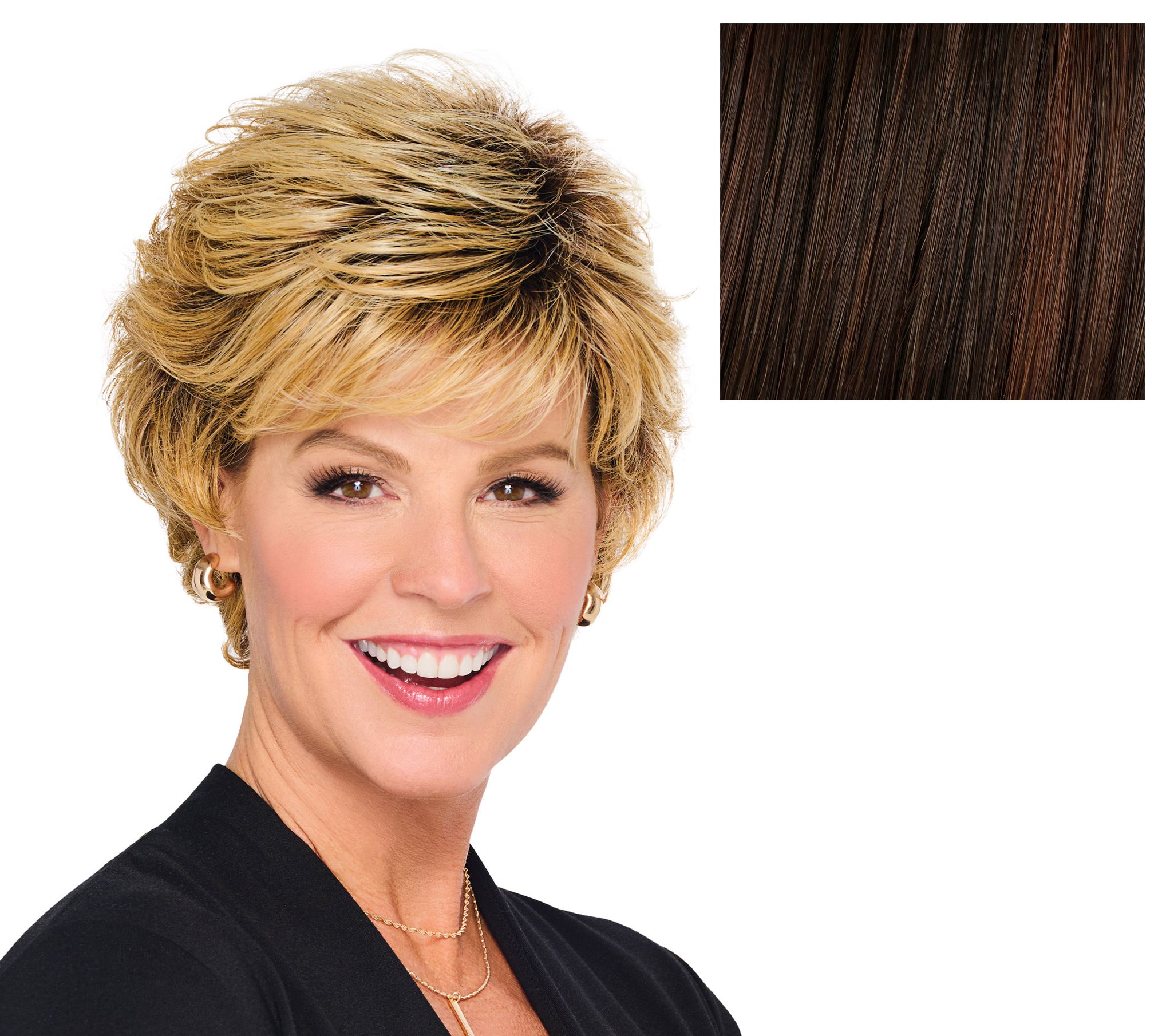 Hairdo Swept Back Short Cut