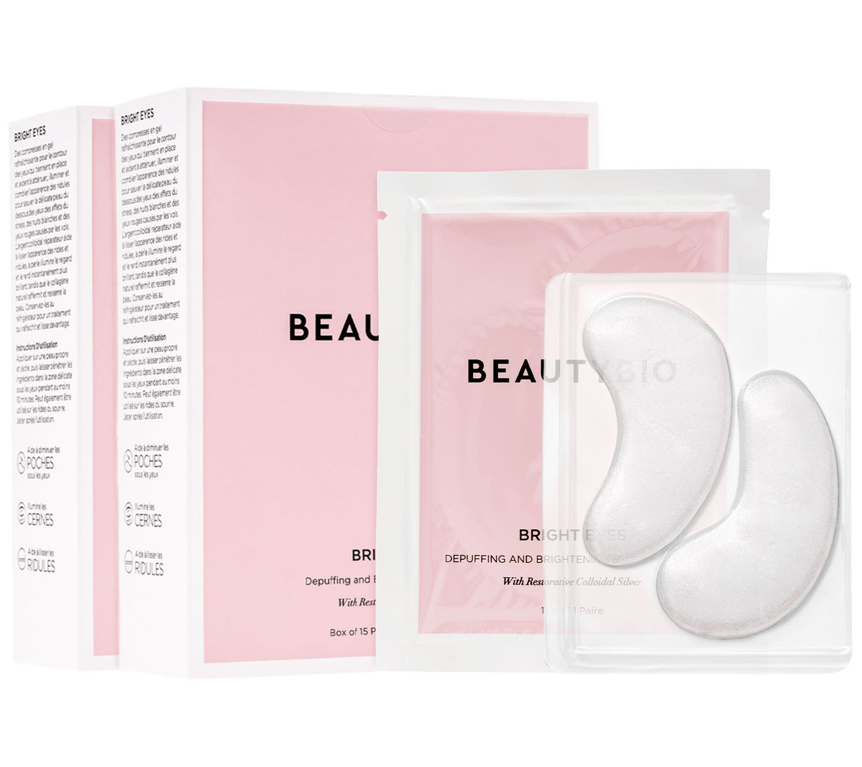 BeautyBio Bright Eyes Gel Patches Duo Set of 30