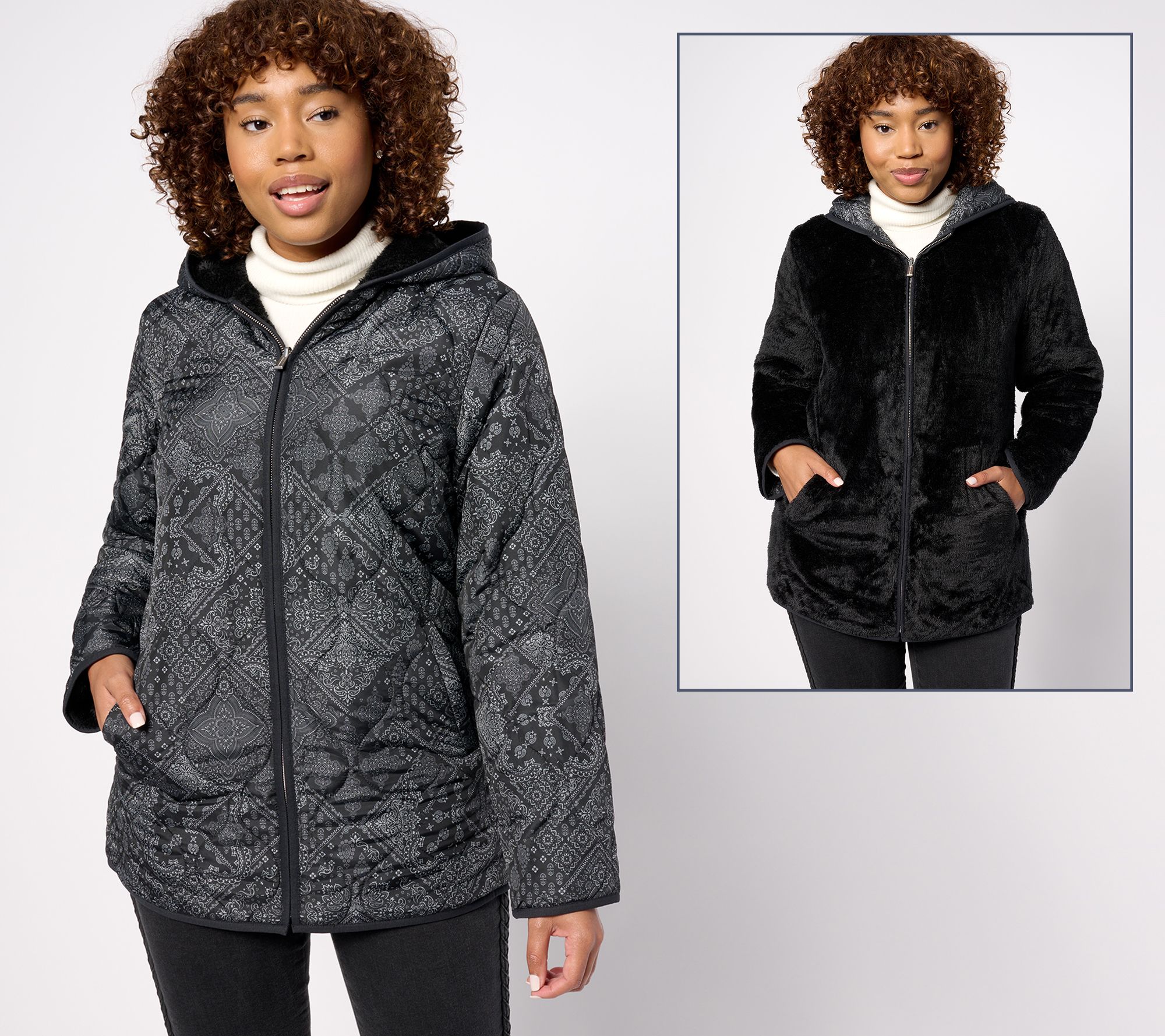 Susan Graver - Plus 2X (22W-24W) - Coats & Jackets 