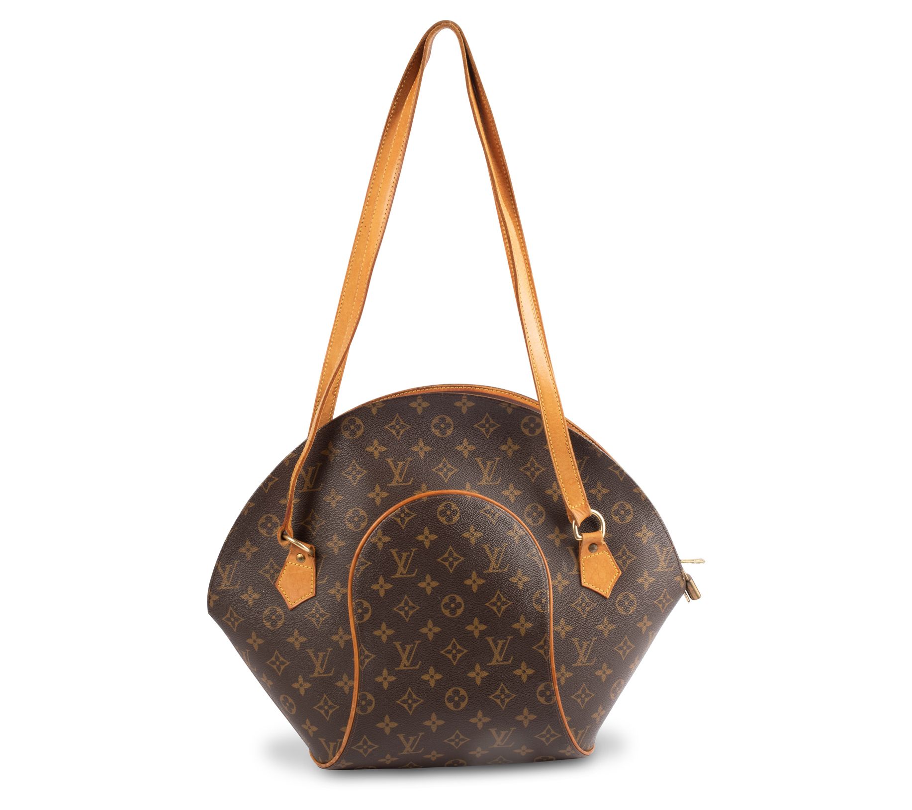 Pre Owned Louis Vuitton Ellipse Shopping Monogram Brown QVC