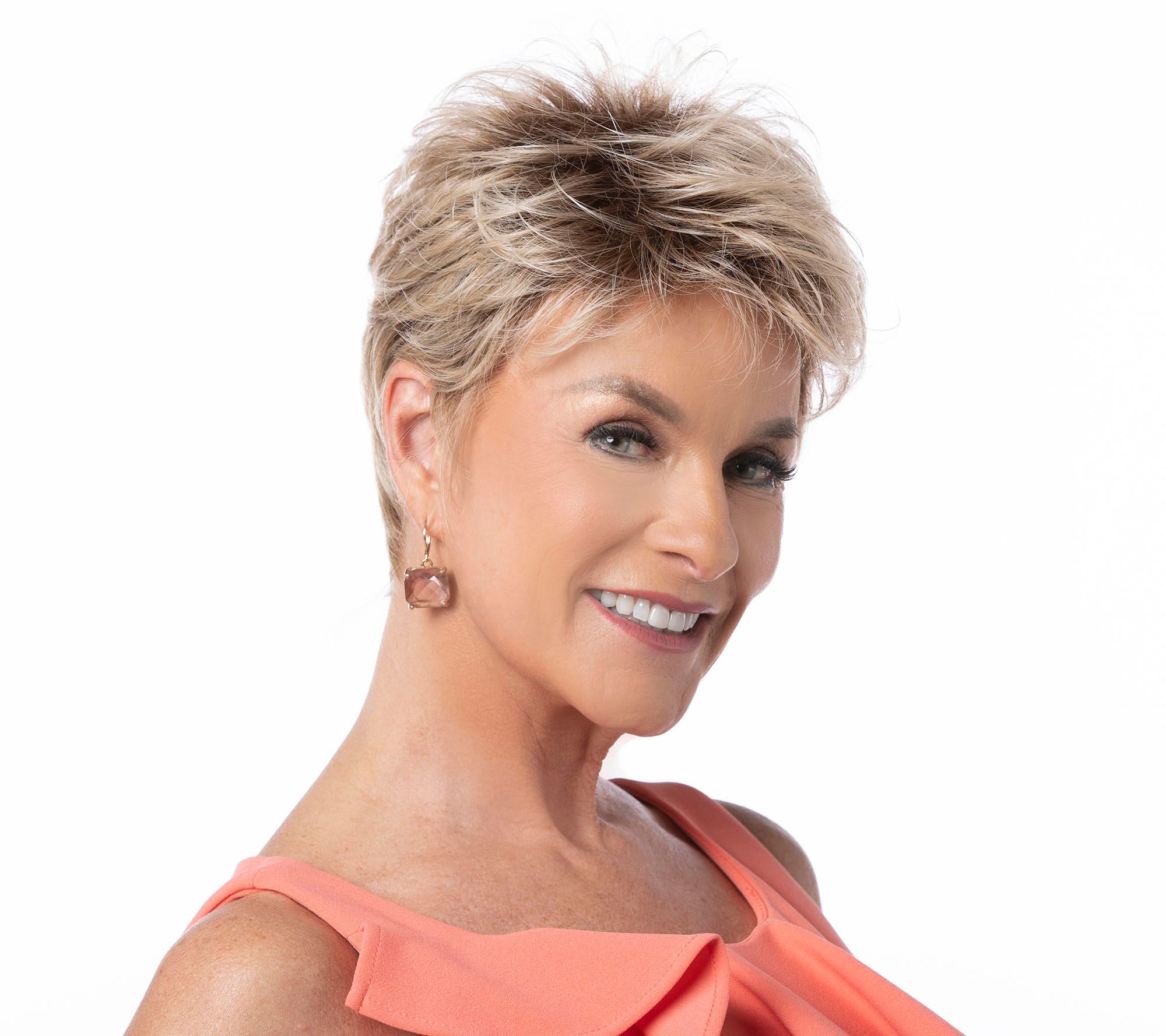 Toni Brattin Infinity Short Textured Cut Wig - QVC.com