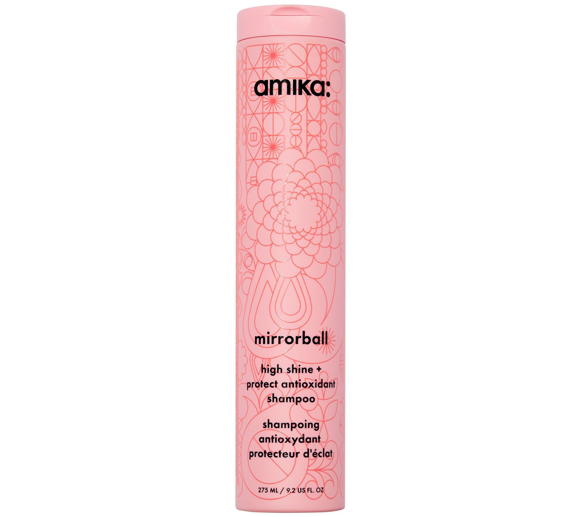 amika Mirrorball High Shine + Protect Antioxida nt Shampoo - QVC.com