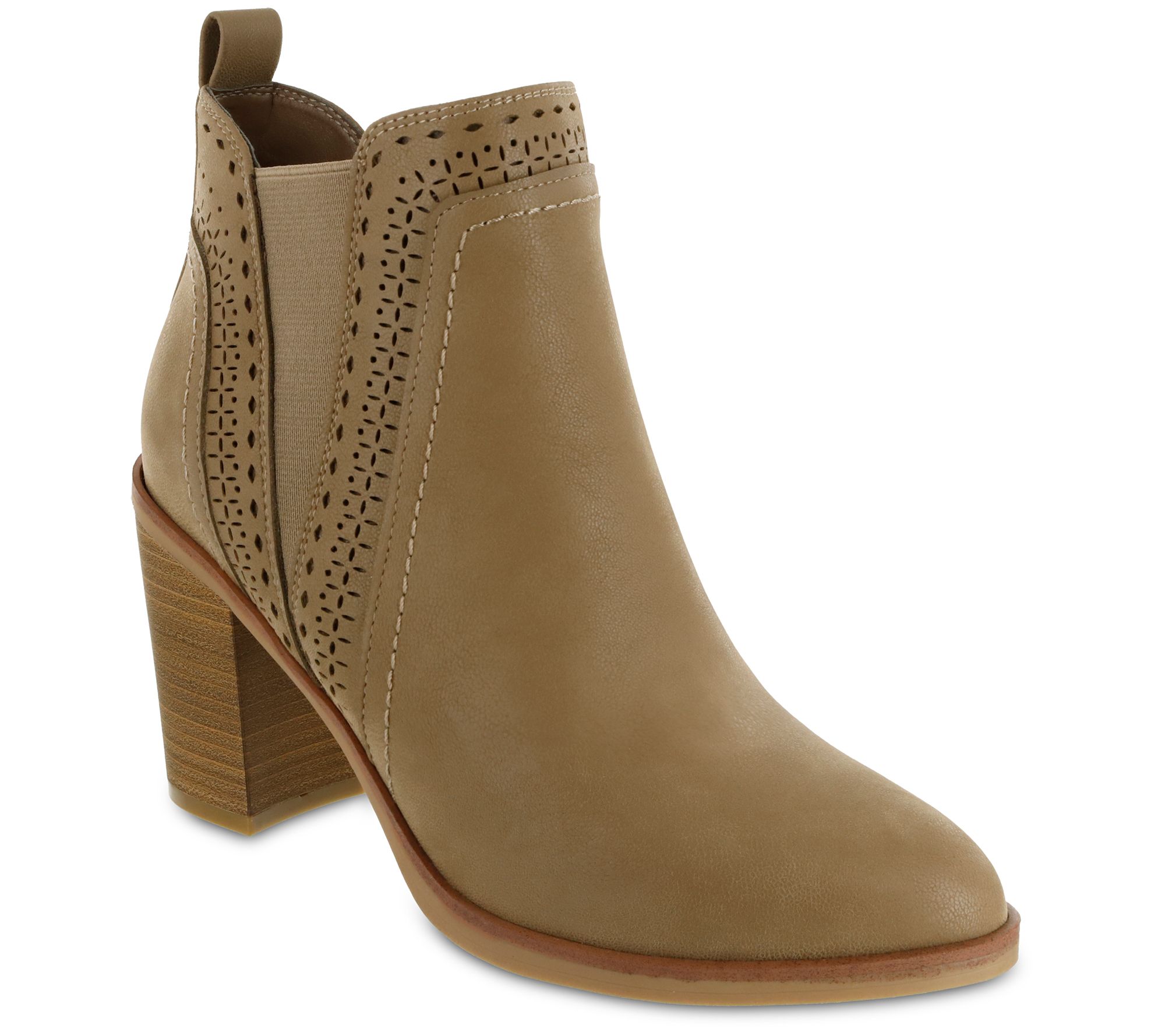 MIA Shoes Heeled Ankle Boots - Lorenza - QVC.com