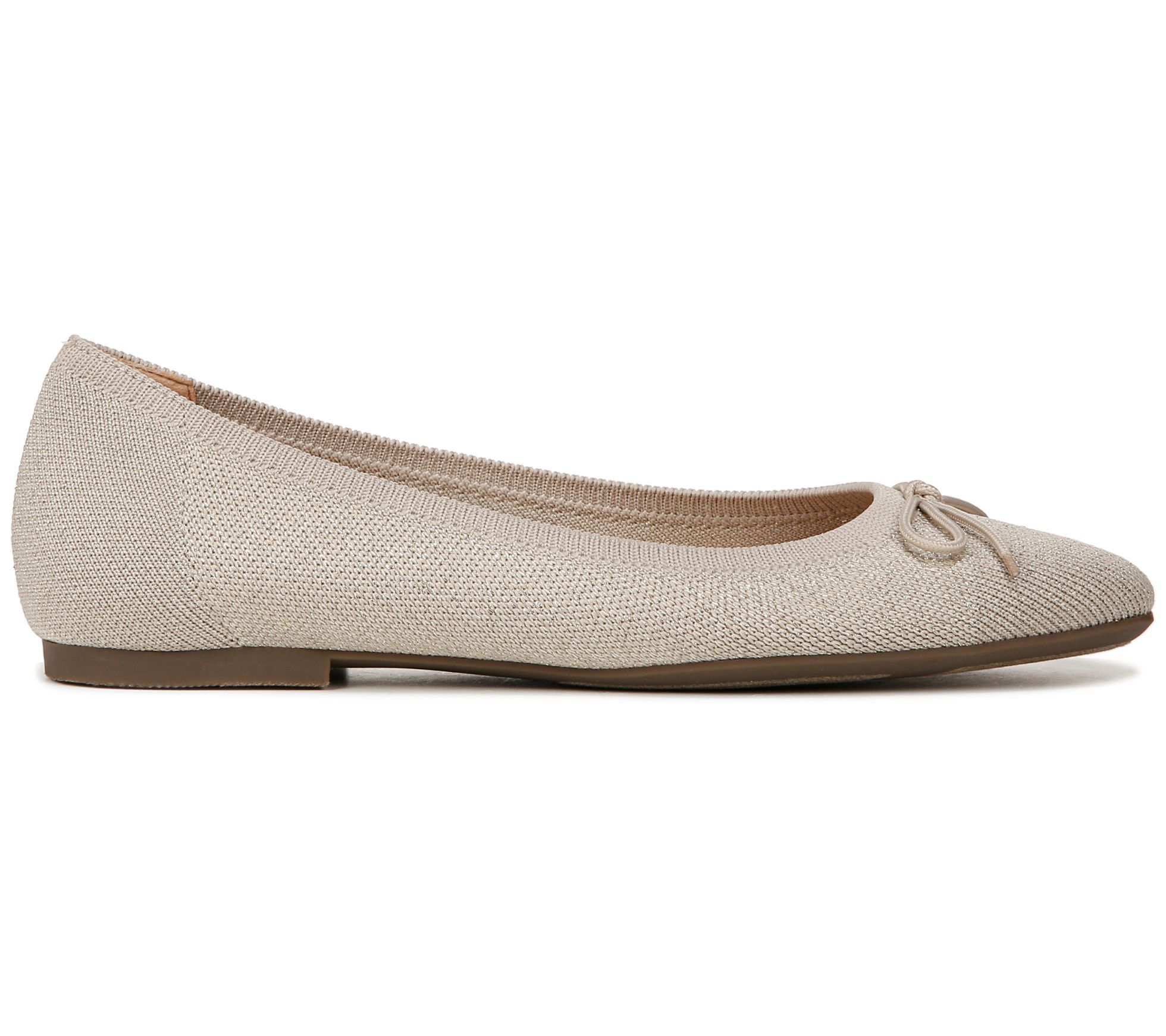 Vionic Square Toe Ballet Flats - Klara Knit - QVC.com