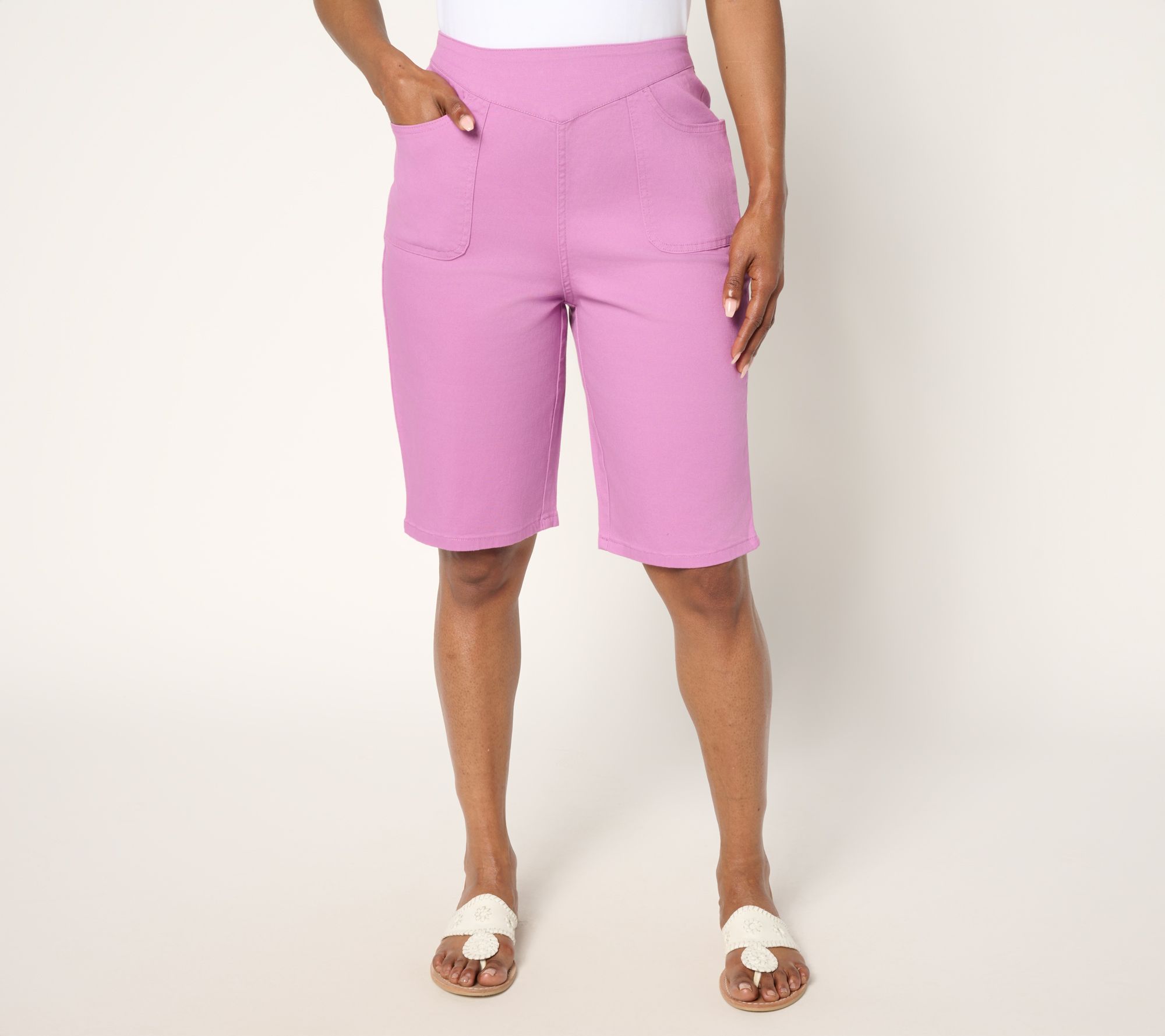 Denim & Co. Regular "How Timeless" Bermuda Short