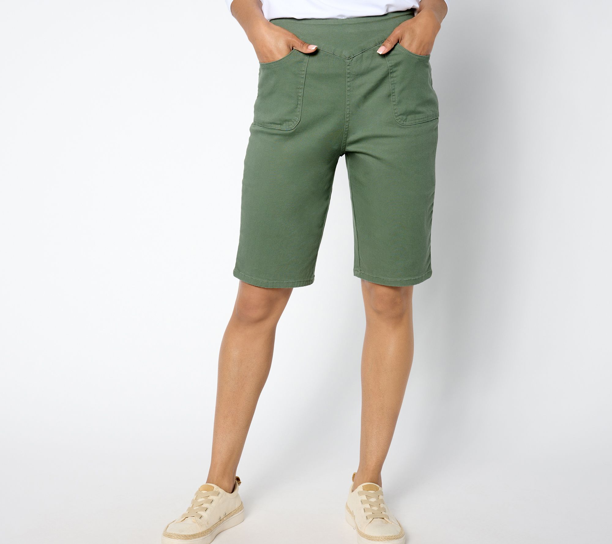 Denim & Co. Regular "How Timeless" Bermuda Short