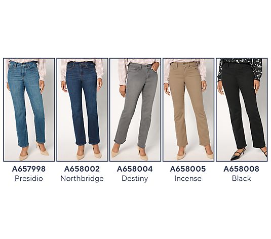 NYDJ Ellison Straight Leg Jean with Cool Embrace - QVC.com NYDJ Ellison Straight Leg Jean with Cool Embrace - QVC.com