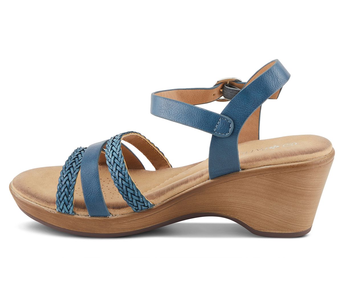 Patrizia By Spring Step Wedge Sandals - Zinovia - Qvc.com