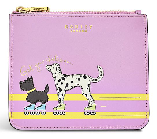 RADLEY London Get Your Skates On Leather Zip Coin Purse QVC