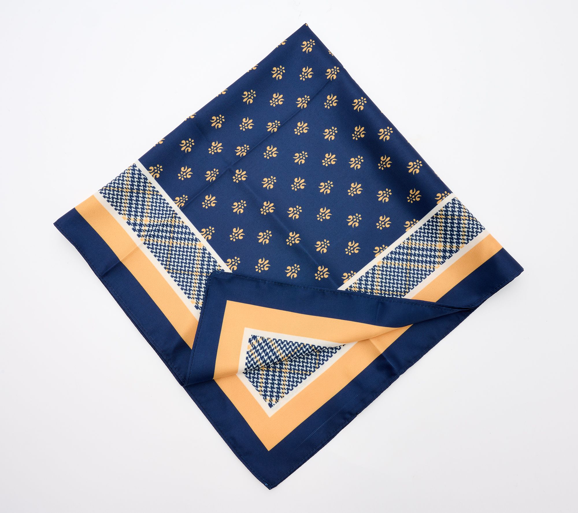 Denim & Co. Heritage Printed Twill Scarf