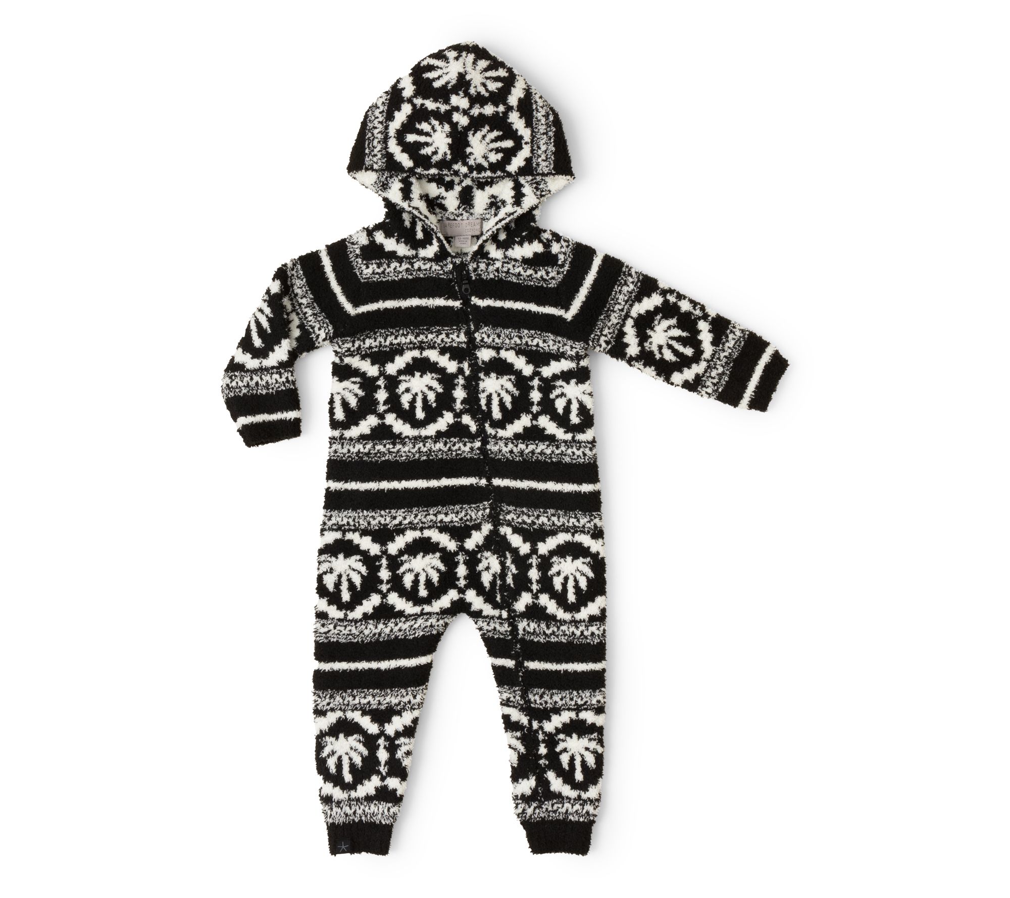 Barefoot Dreams CozyChic Baby Malibu Fair Isle Snow Suit