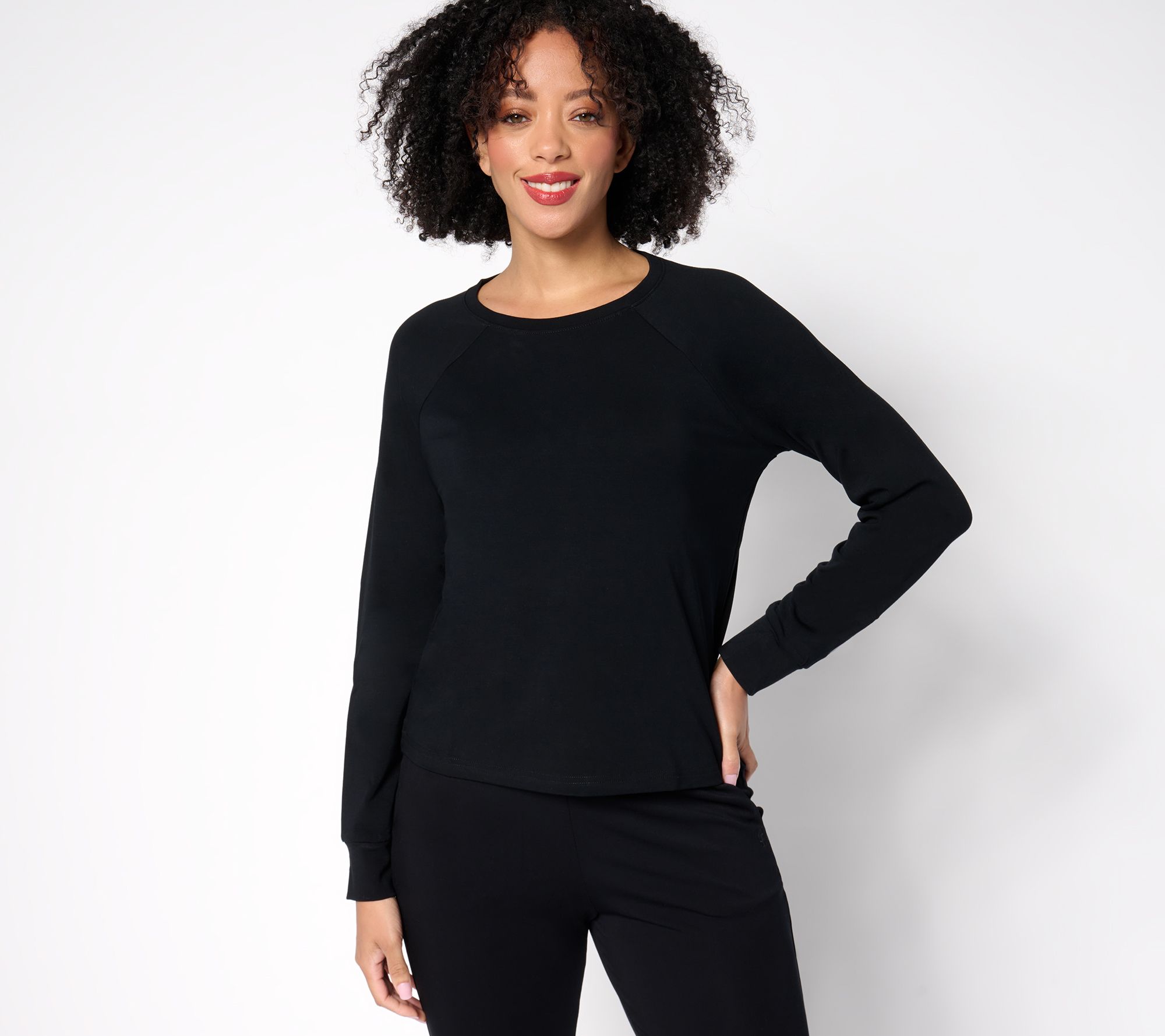Cozy Earth Women's Brushed Viscose Made from Bamboo Pullover Crew