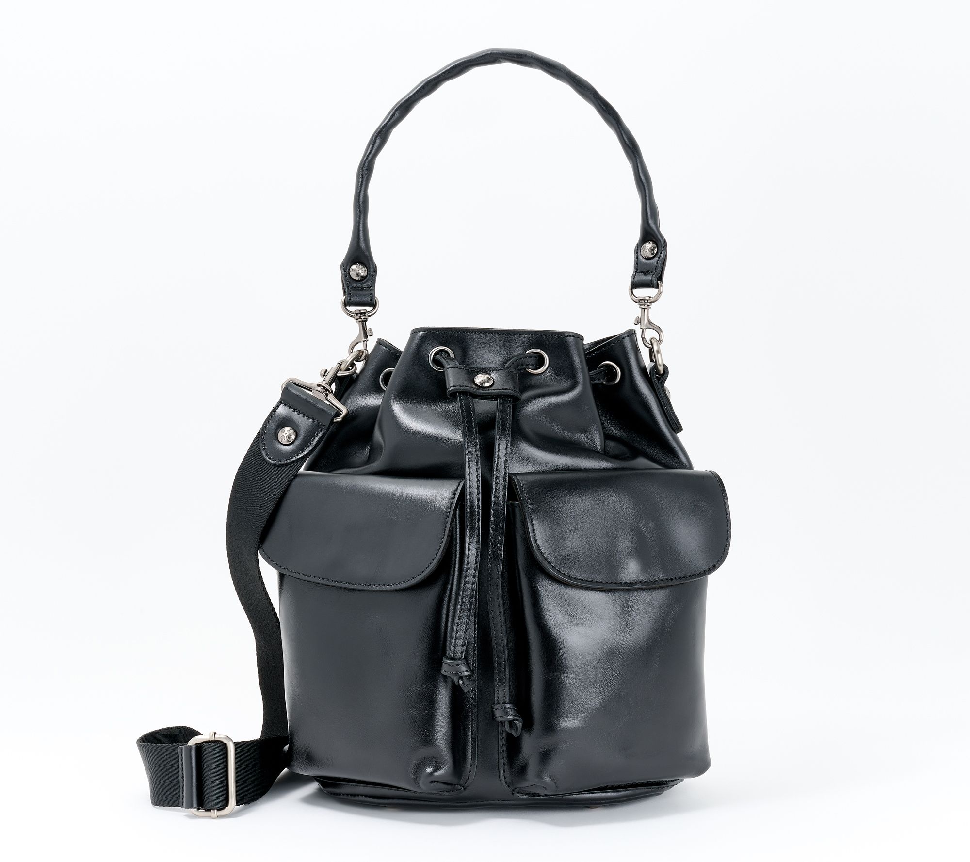 "As Is" Patricia Nash Leather Alma Bucket Bag