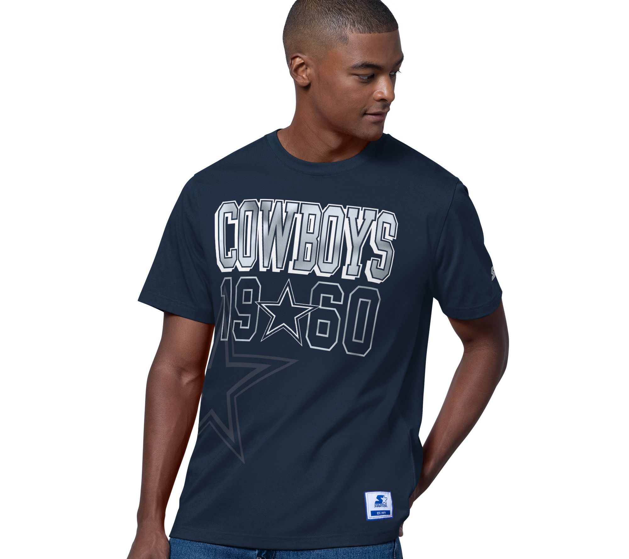NFL Officially Licensed Dallas Men's Starter Short Sleeve Tee