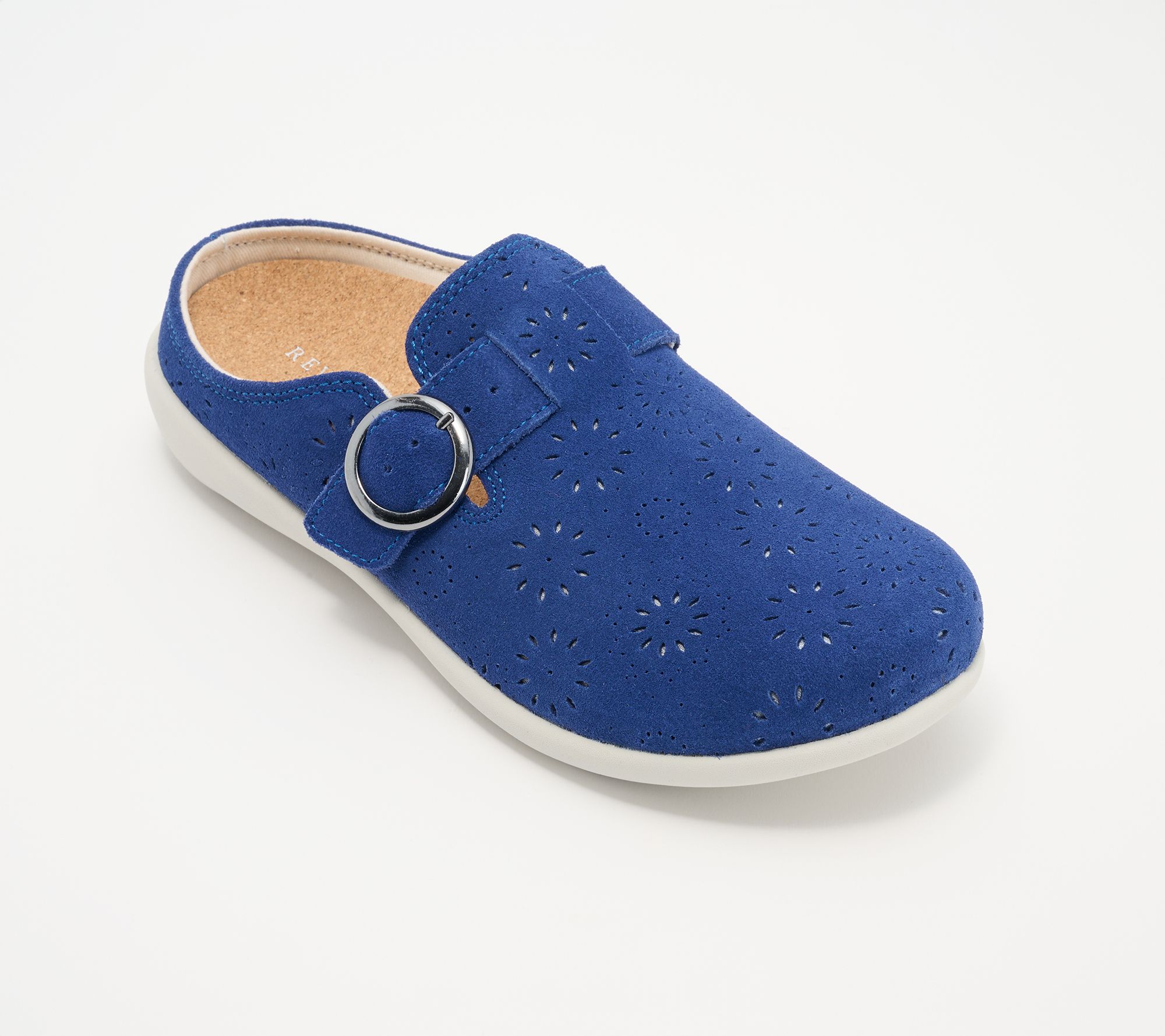 Ships 7/21 Revitalign Orthotic Adjustable Suede Mules