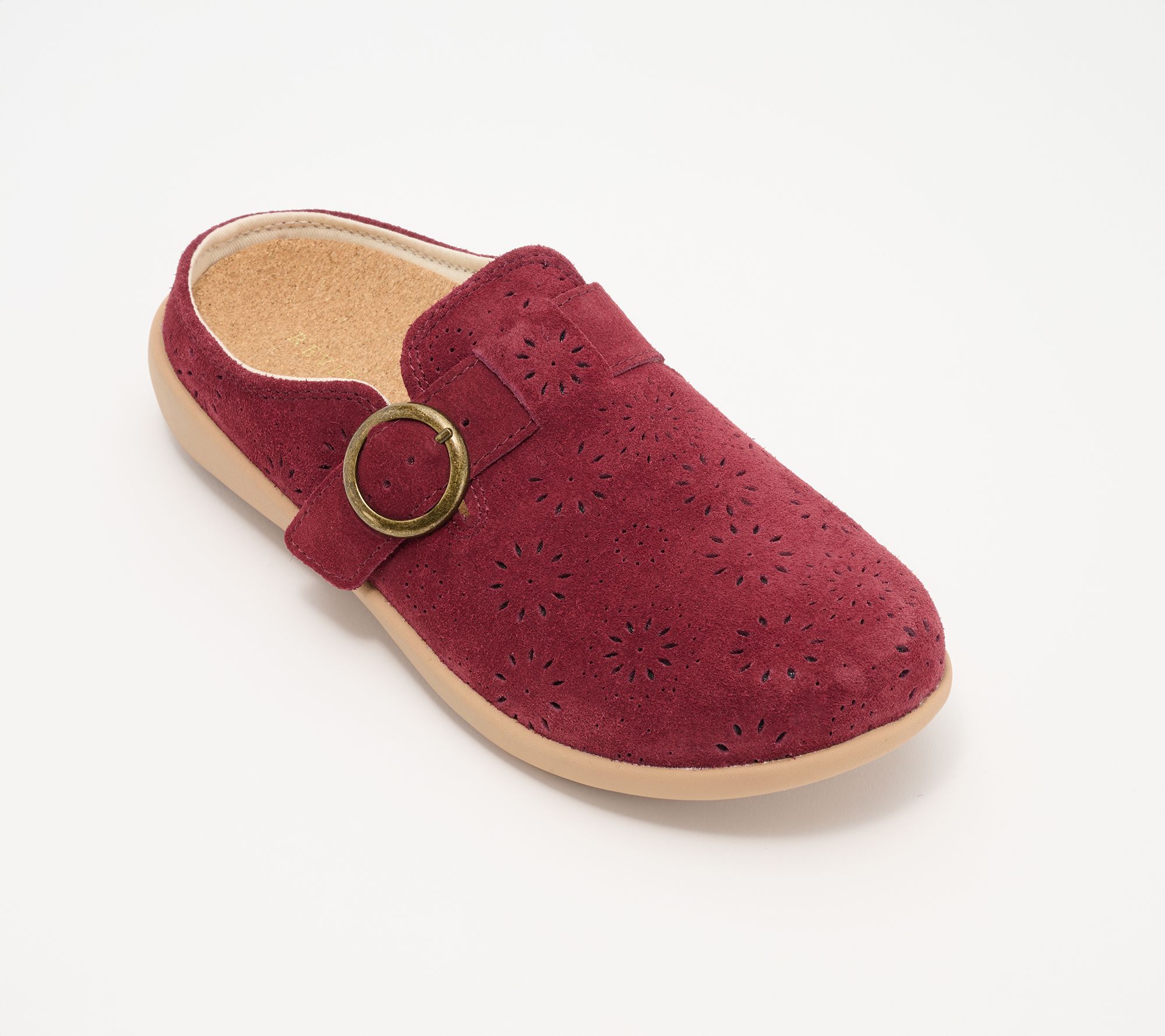 Ships 7/21 Revitalign Orthotic Adjustable Suede Mules