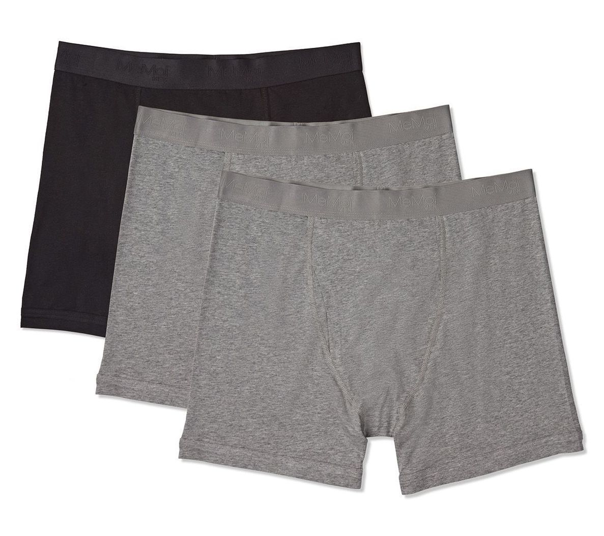 Memoi Men's Set of 3 Classic Fit Boxer Briefs