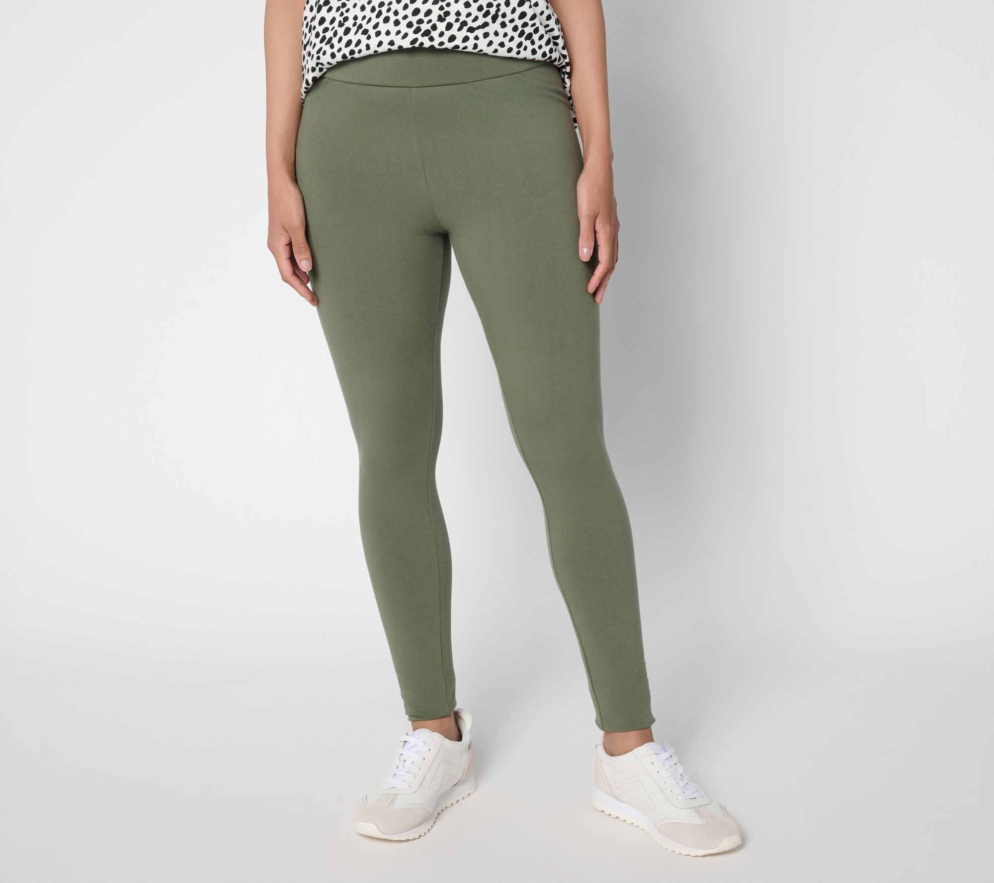 LOGO Layers by Lori Goldstein Petite Knit Pull On Legging