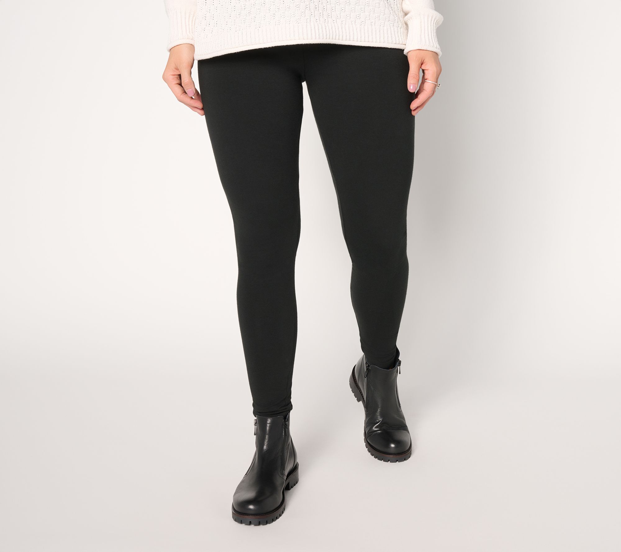 LOGO Layers by Lori Goldstein Petite Knit Pull On Legging