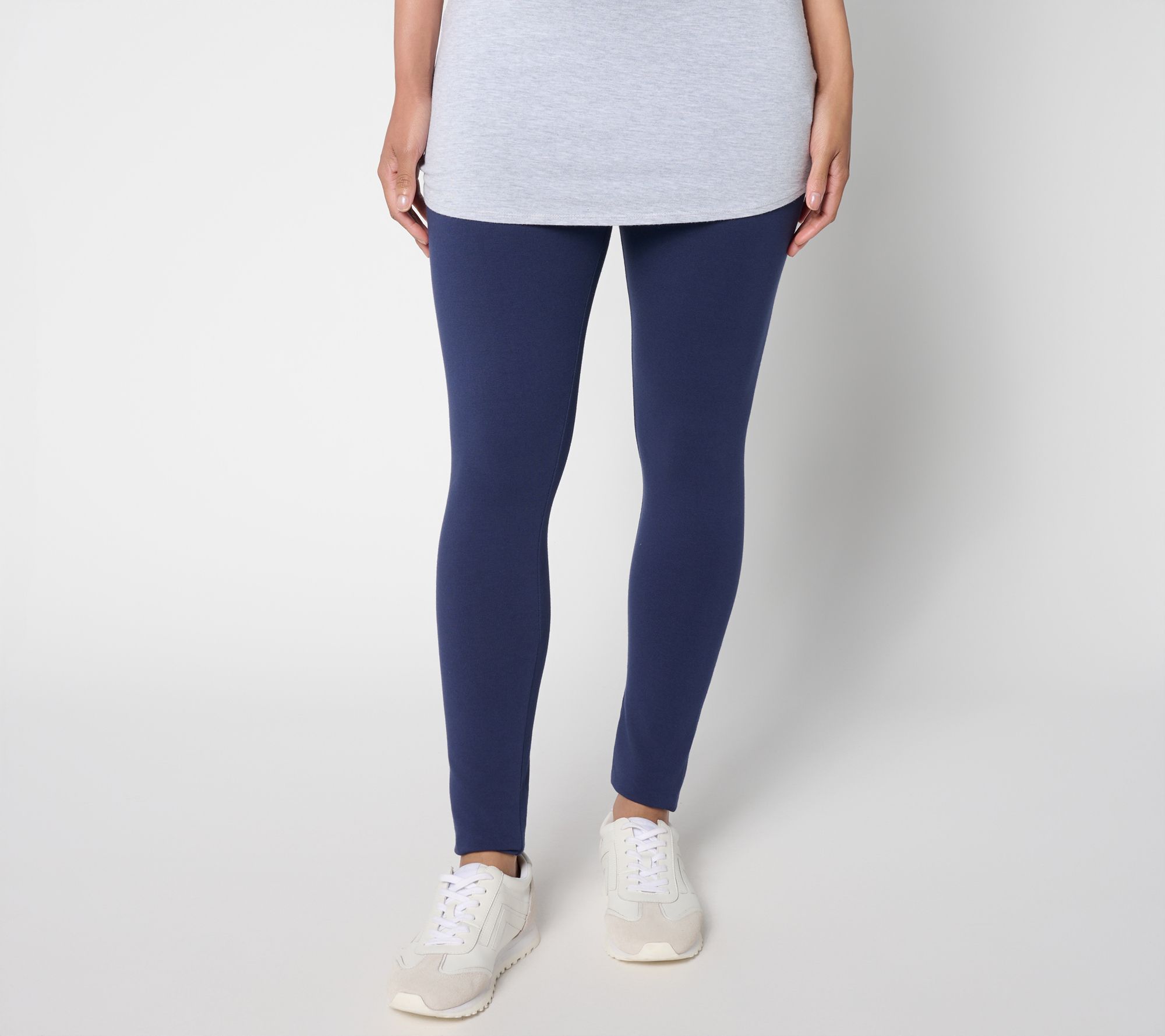 LOGO Layers by Lori Goldstein Petite Knit Pull On Legging