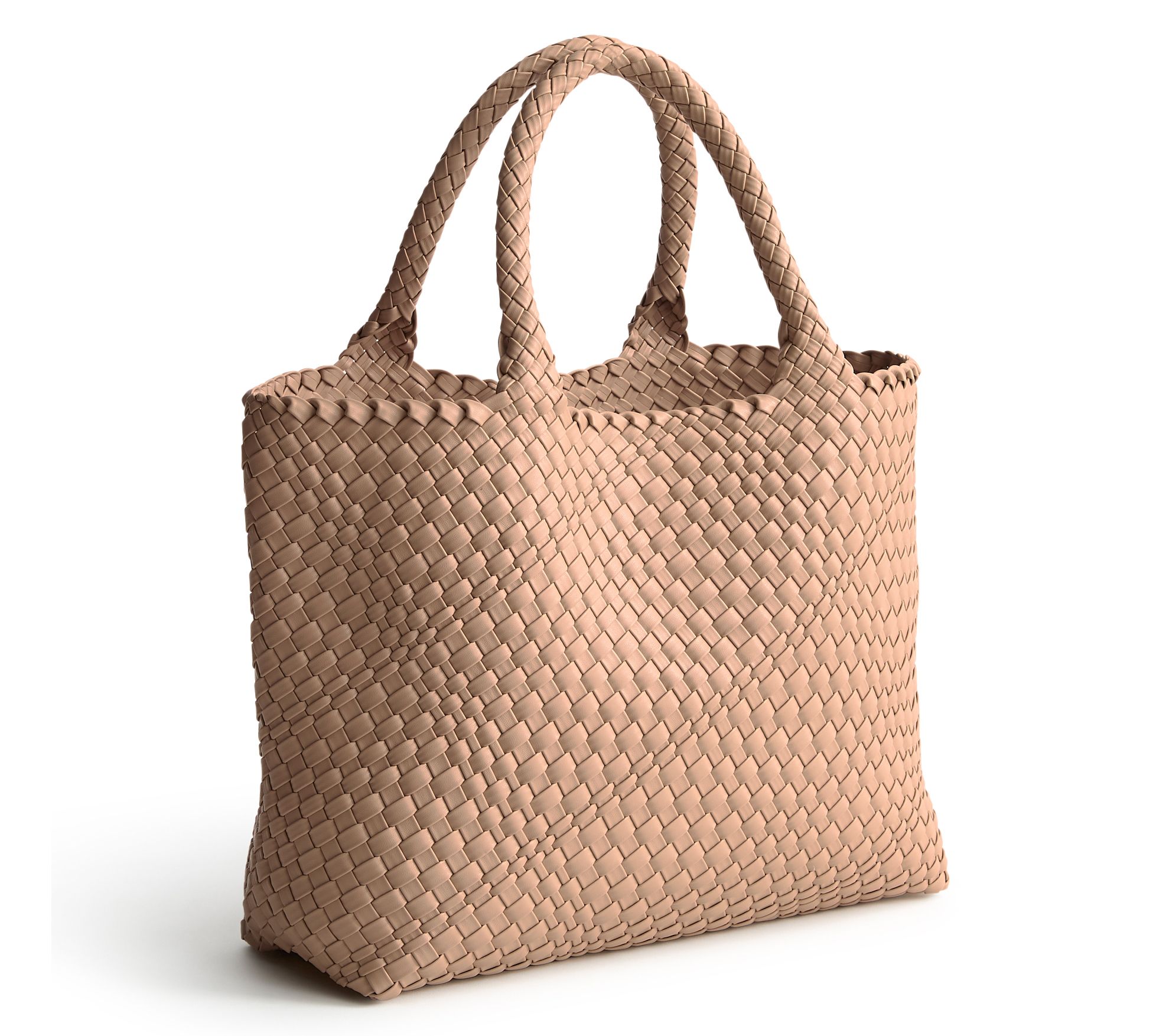 Vera Bradley Small Hathaway Faux Leather WovenTote