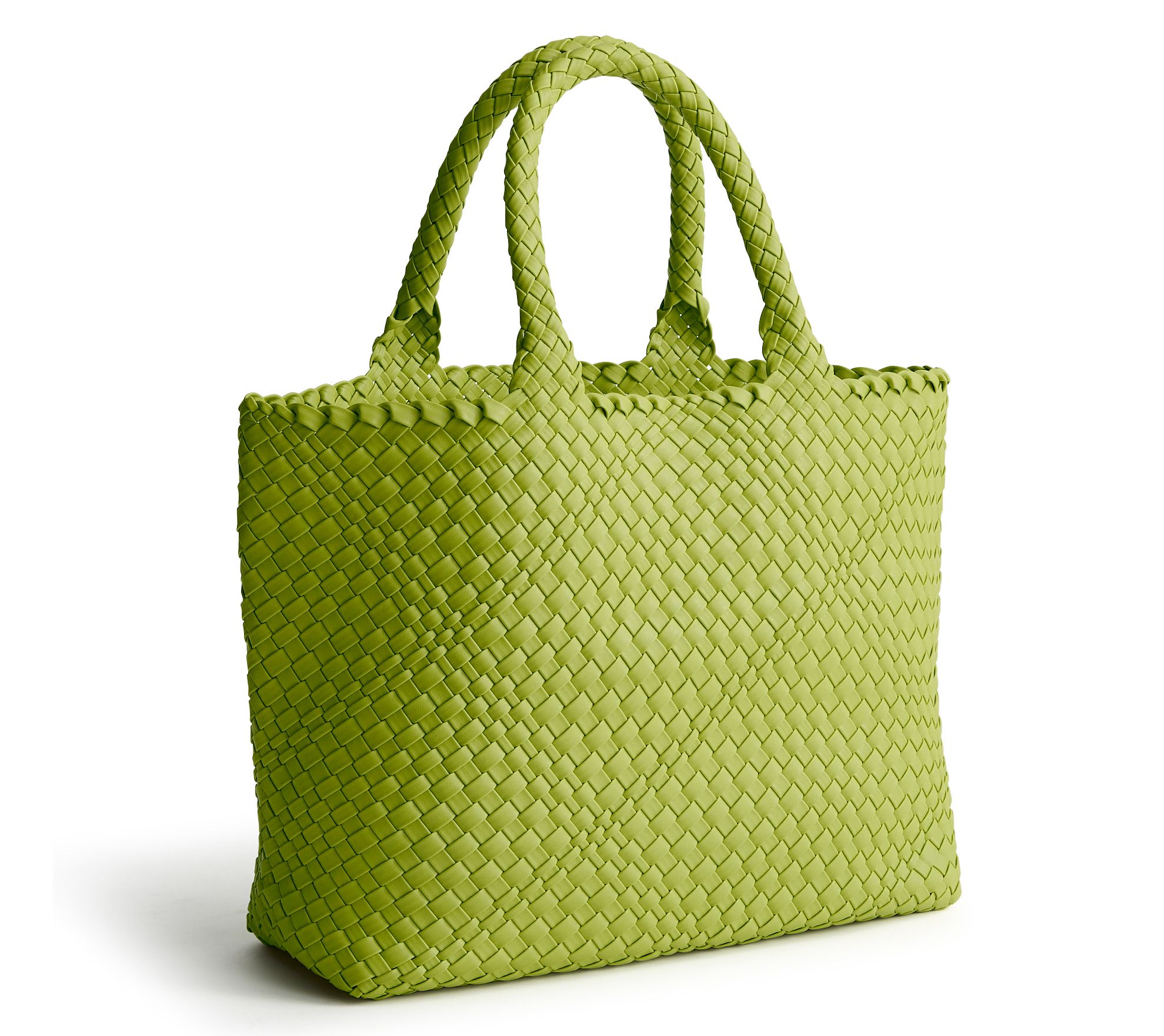 Vera Bradley Small Hathaway Faux Leather WovenTote