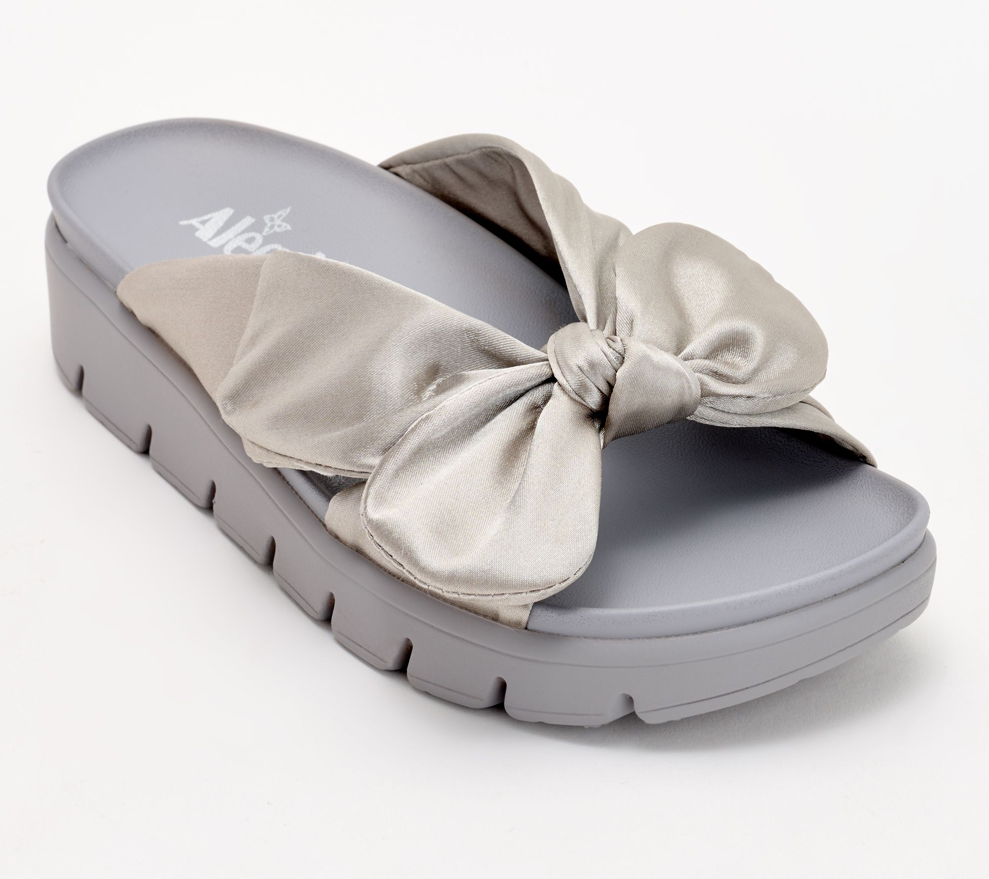"As Is" Alegria Adjustable Slide Sandals- Poppy