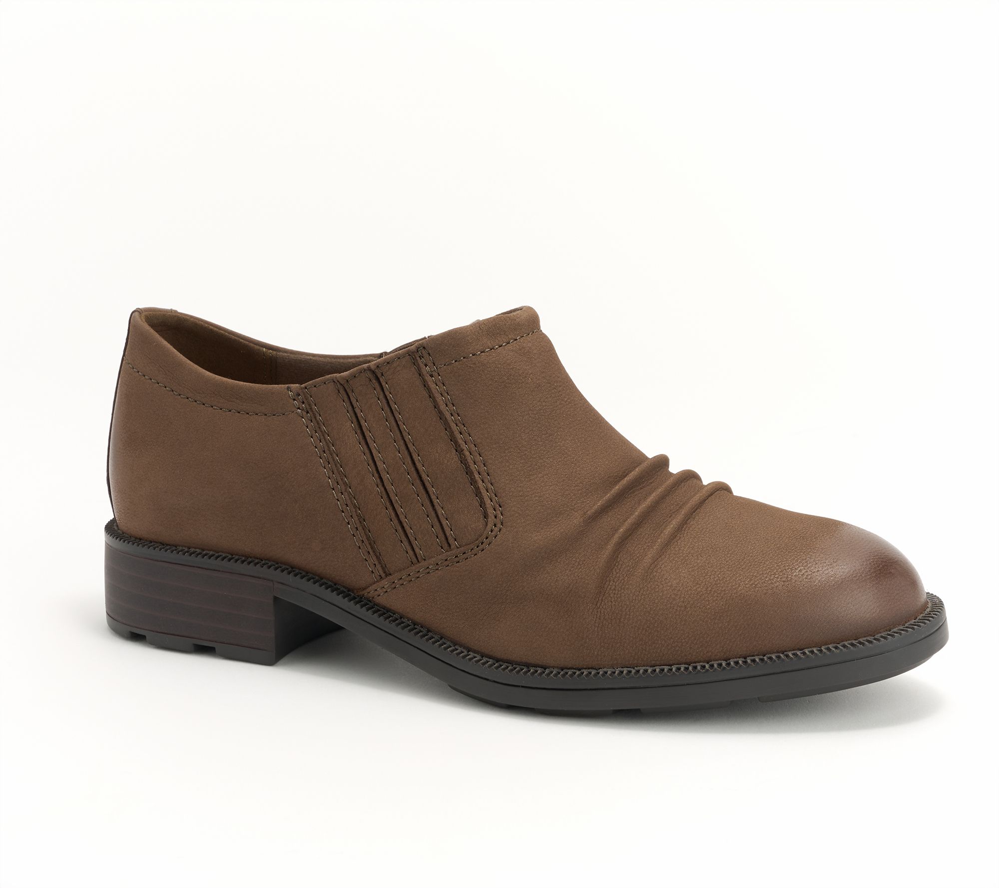  Clarks Collection Leather Slip-Ons- Adalynn Ezra