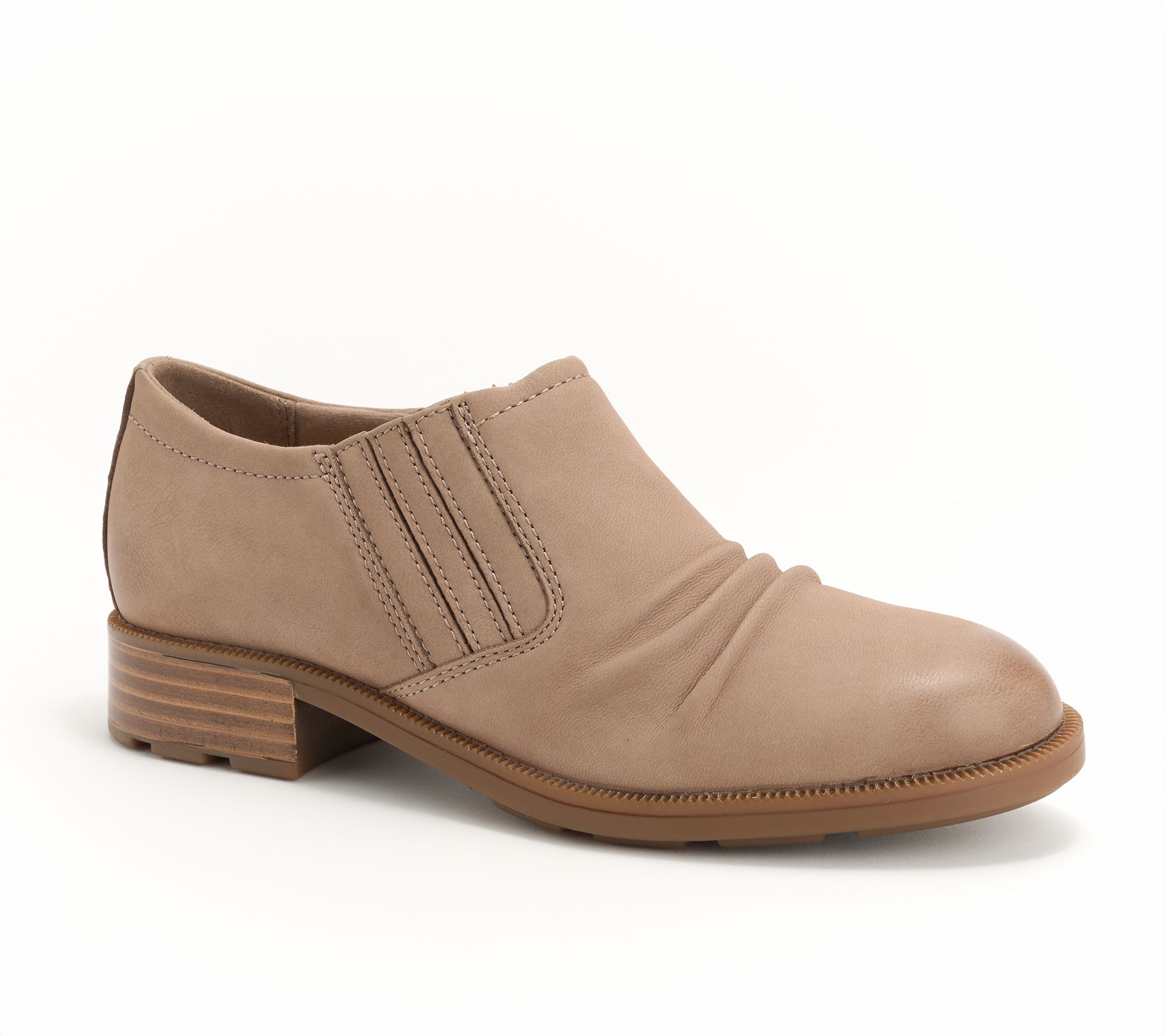 Clarks Collection Leather Slip-Ons- Adalynn Ezra