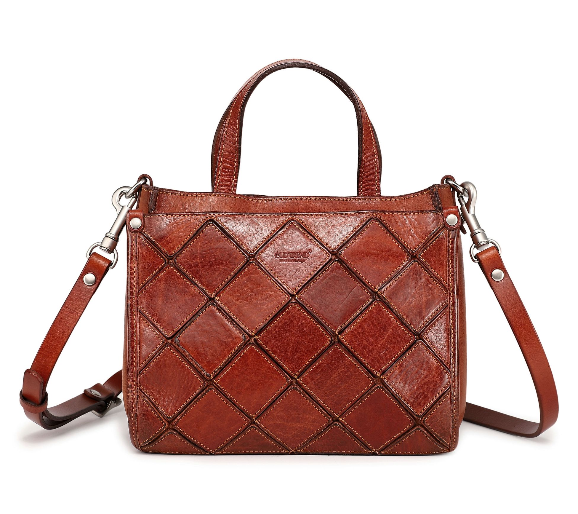 Old Trend Mermaid Mini Leather Tote with Shoulder Strap