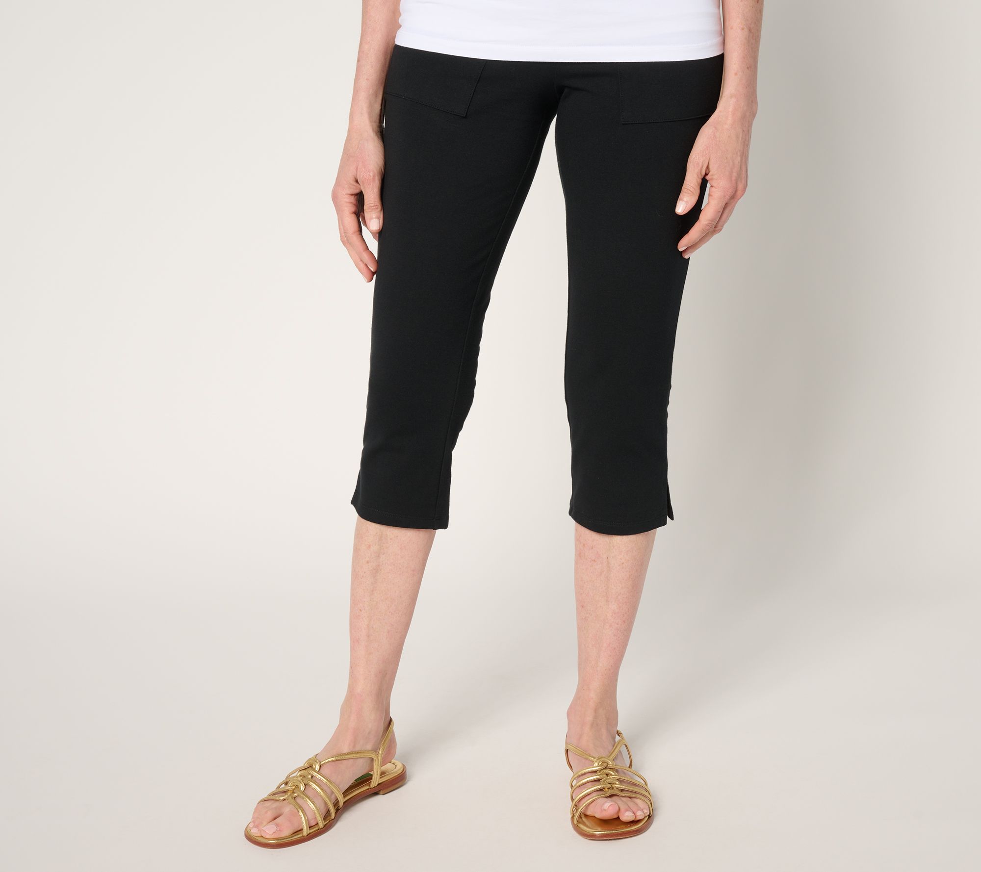 "As Is" Women with Control Tummy Control Regular 86/14 Capri Pants