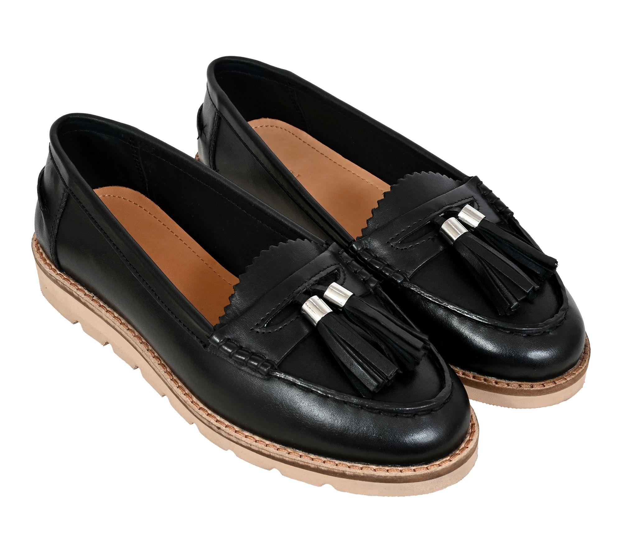 Jelavu Luna Leather Loafers - Black
