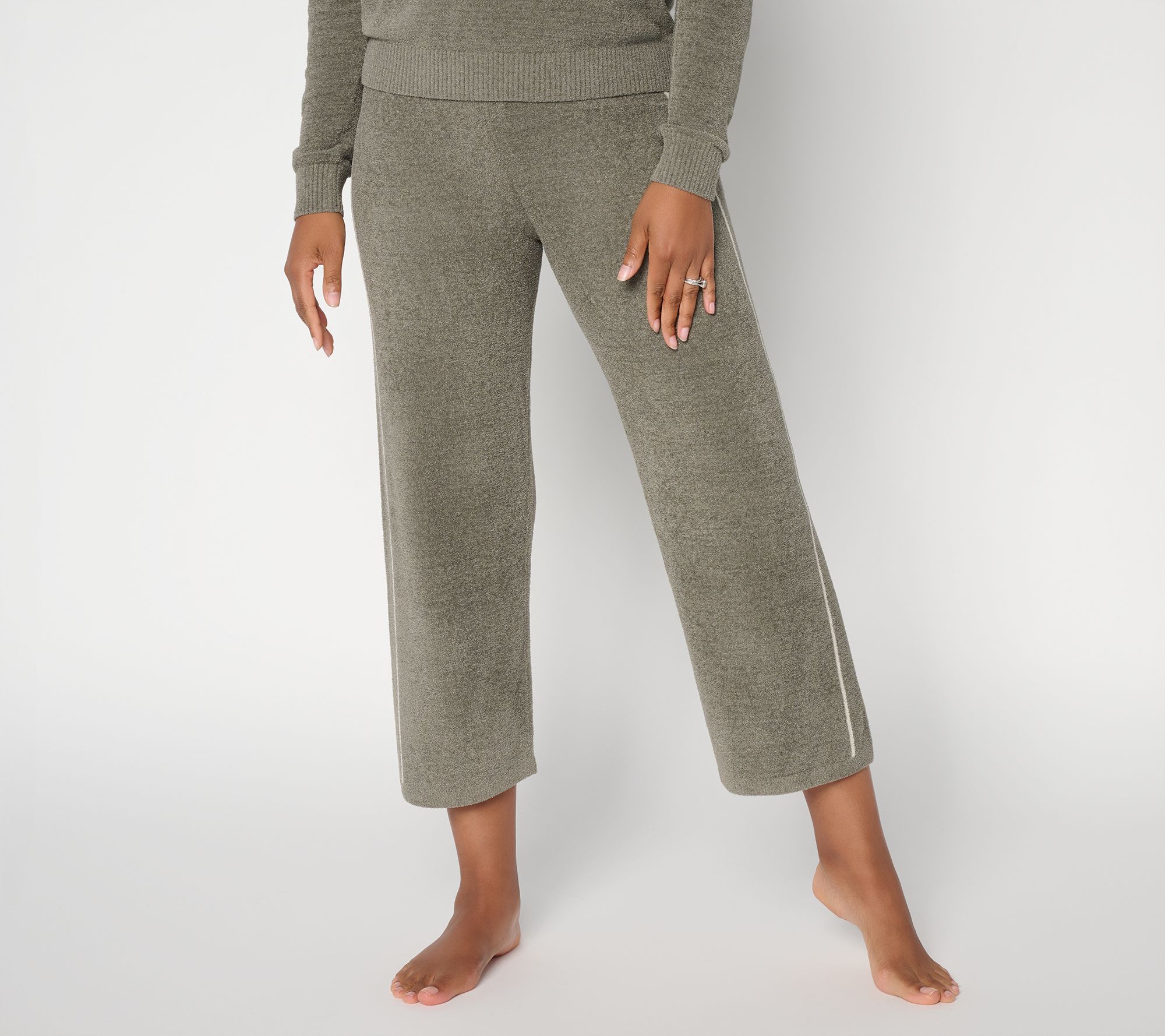 Barefoot Dreams Tall CozyChic Ultra Lite Side Stripe Crop Pant