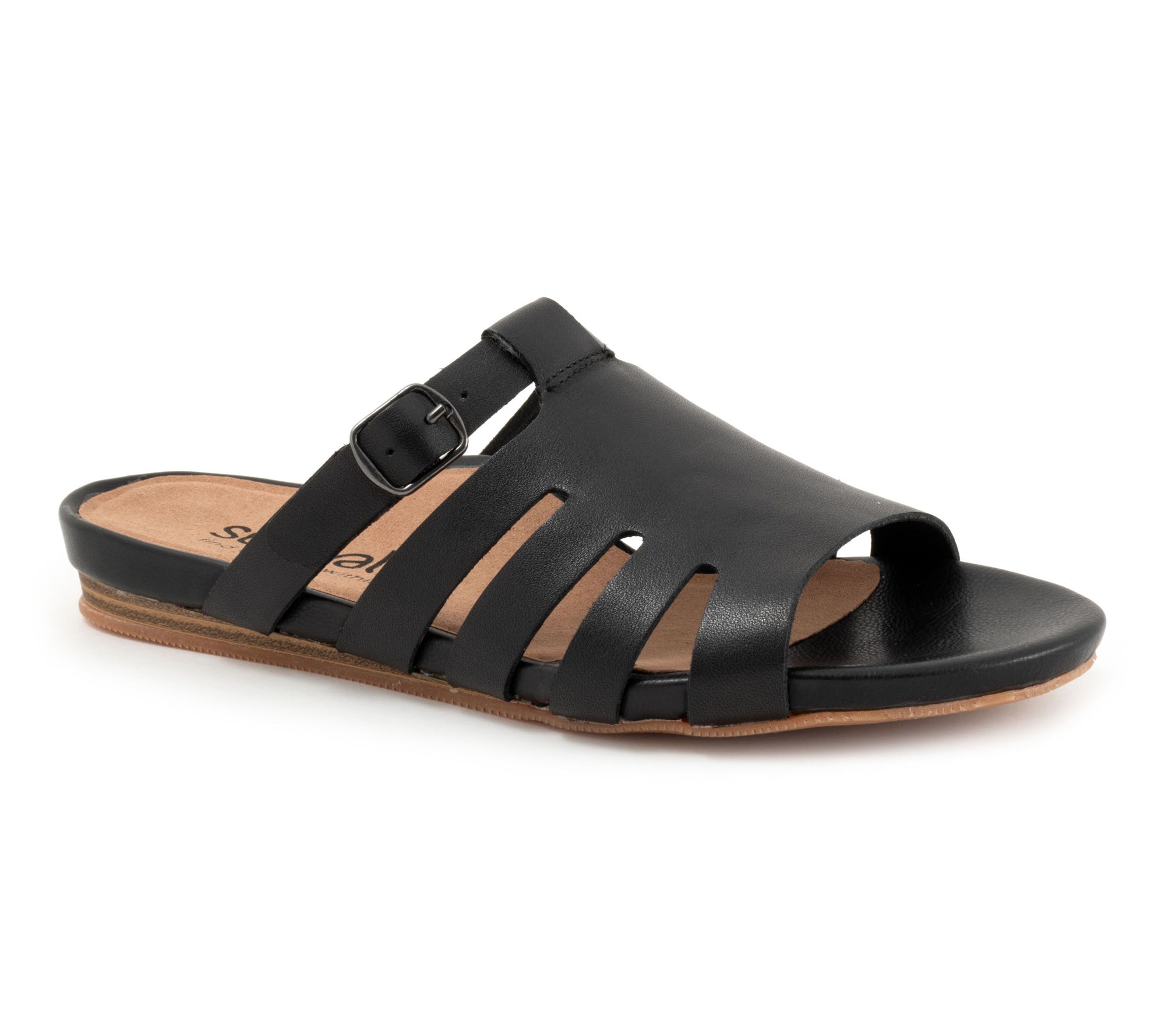 Softwalk Carolina Leather Slide Sandal