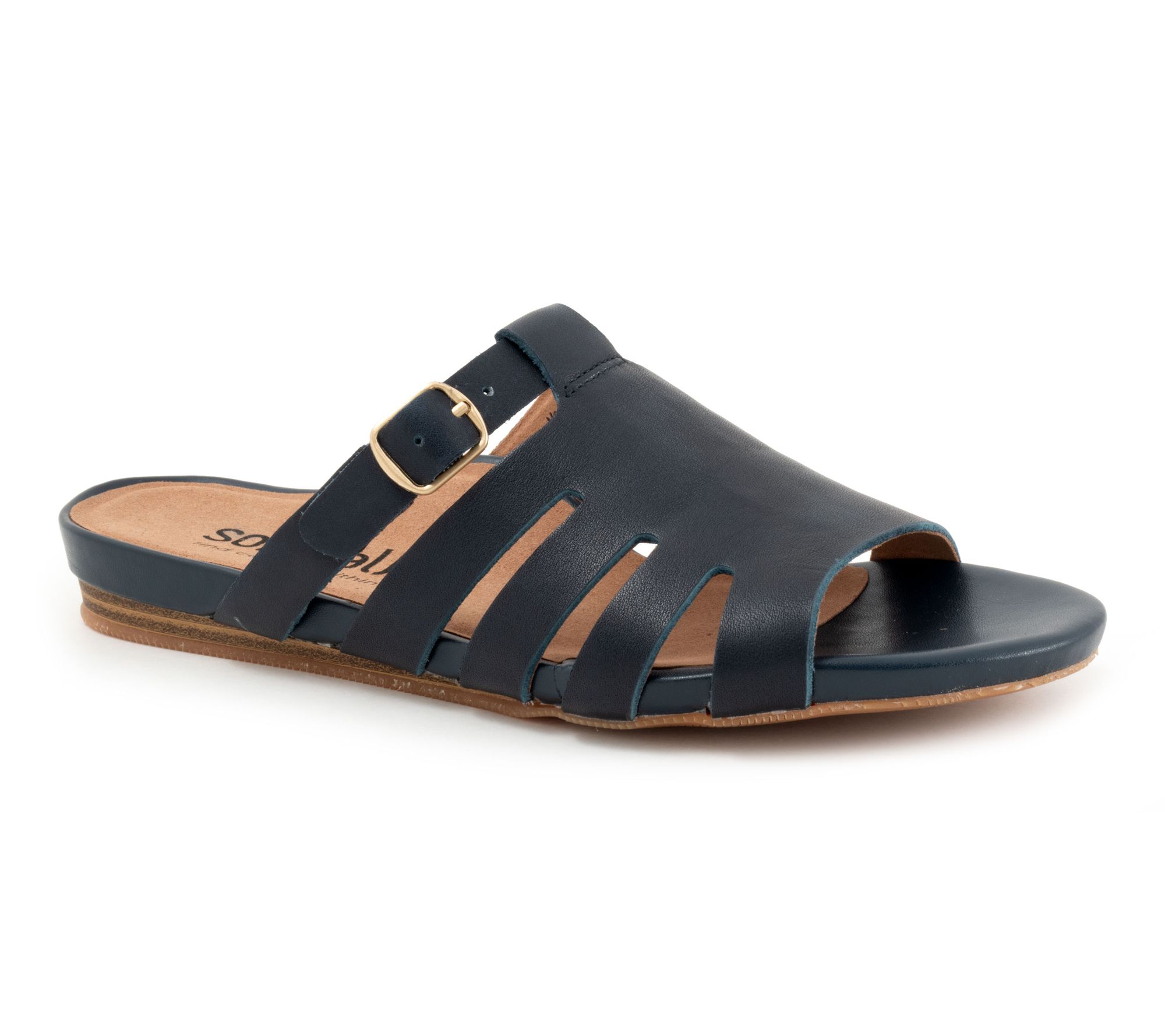 Softwalk Carolina Leather Slide Sandal