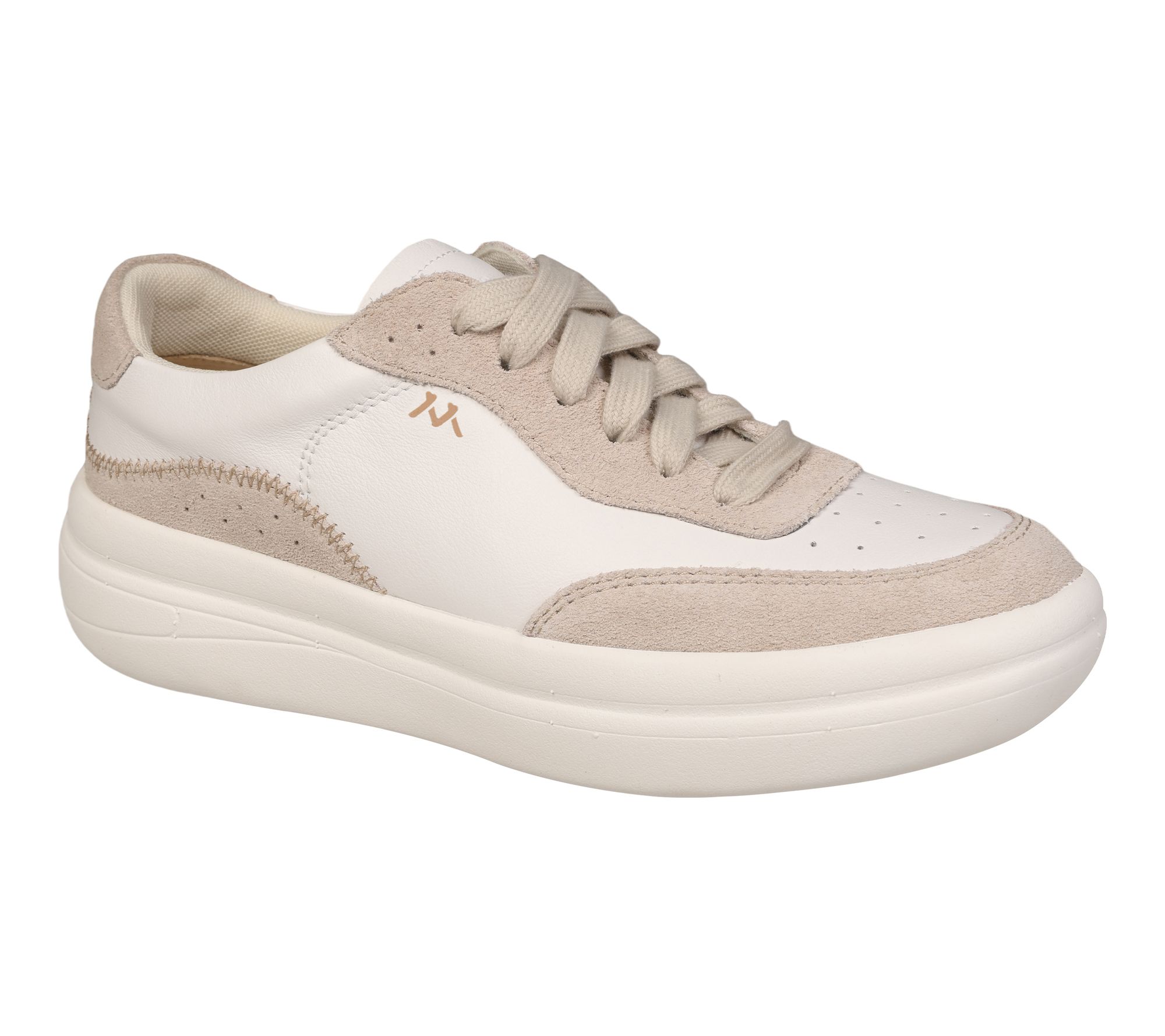 Mykos Leather Lace-Up Sneakers - Nyla
