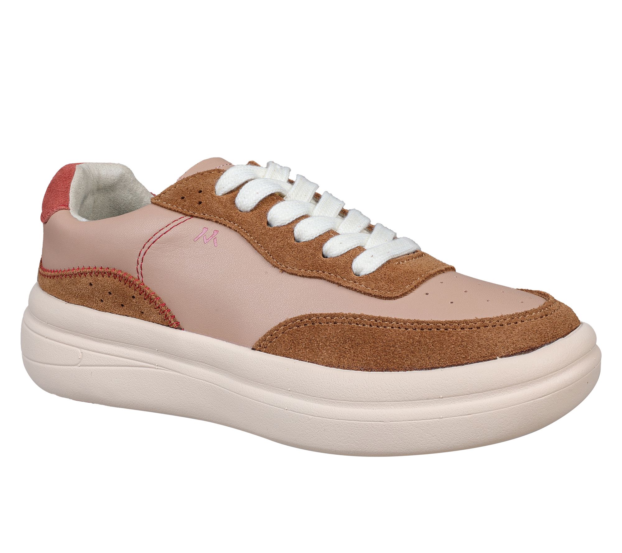 Mykos Leather Lace-Up Sneakers - Nyla