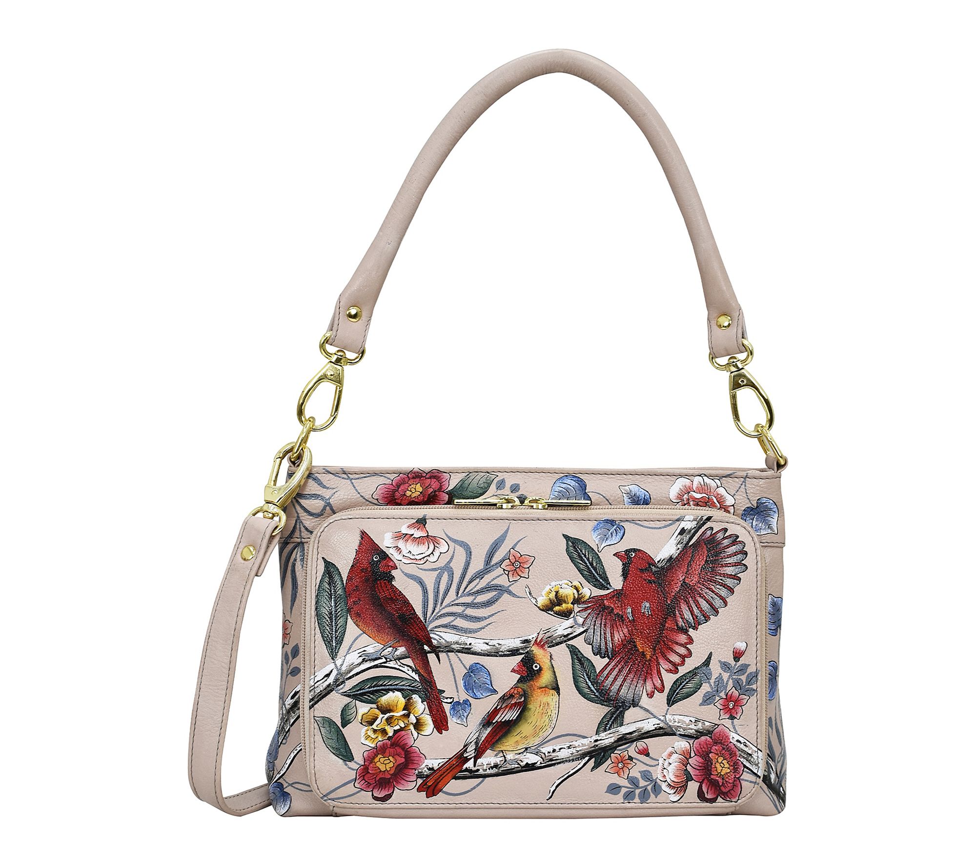 Anushcka Painted Leather Large RFID Organizer