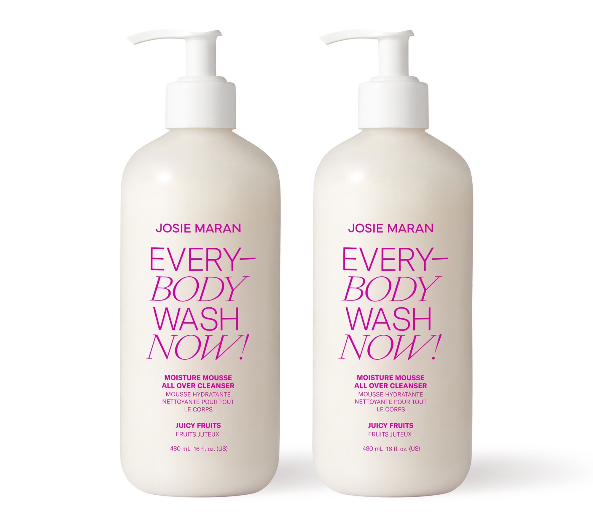 JosieMaran EveryBODY Wash Now! Argan-Infused Body Cleanser Duo