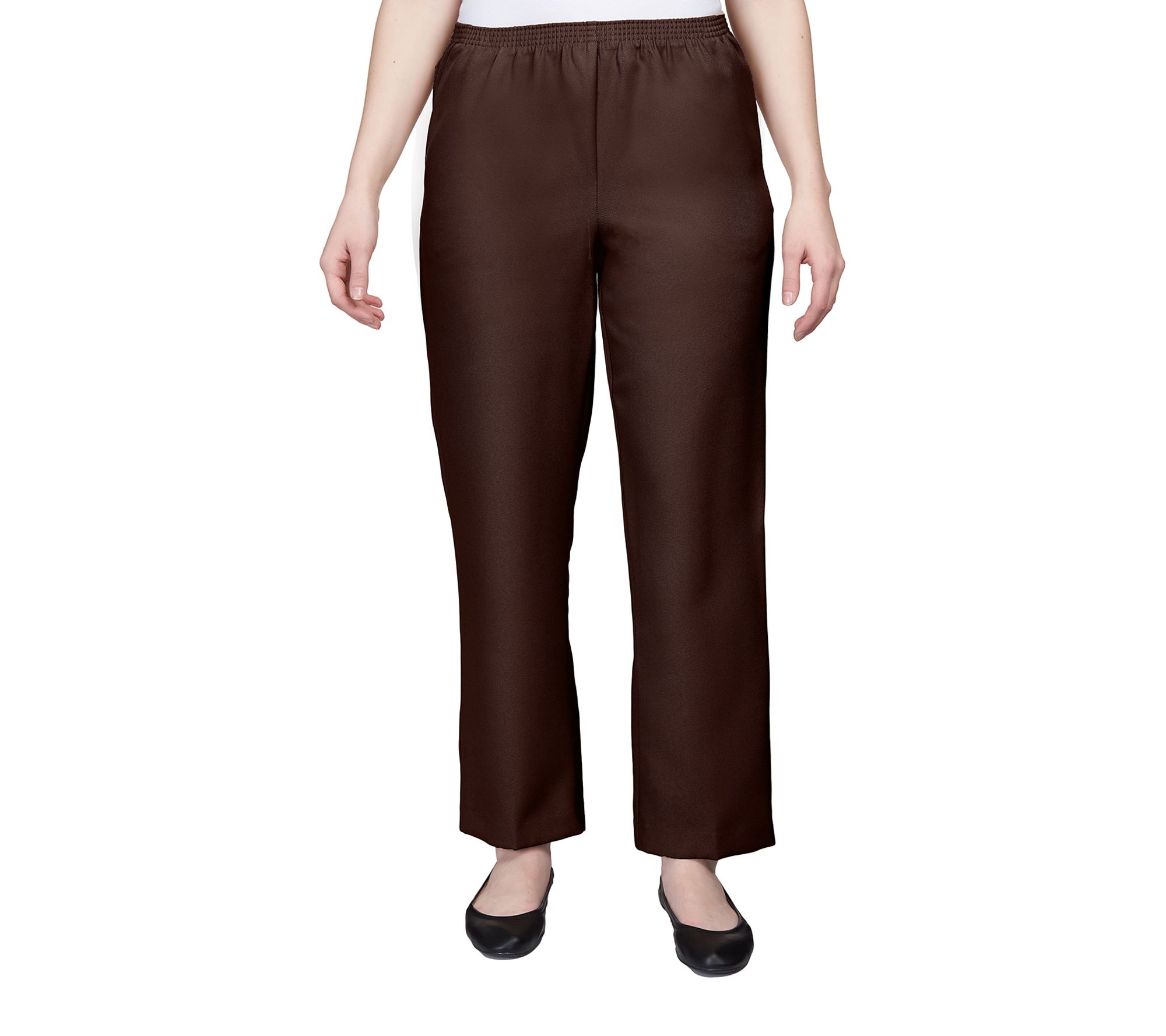 Alfred Dunner Petite Pull-On Straight-Leg ShortPants