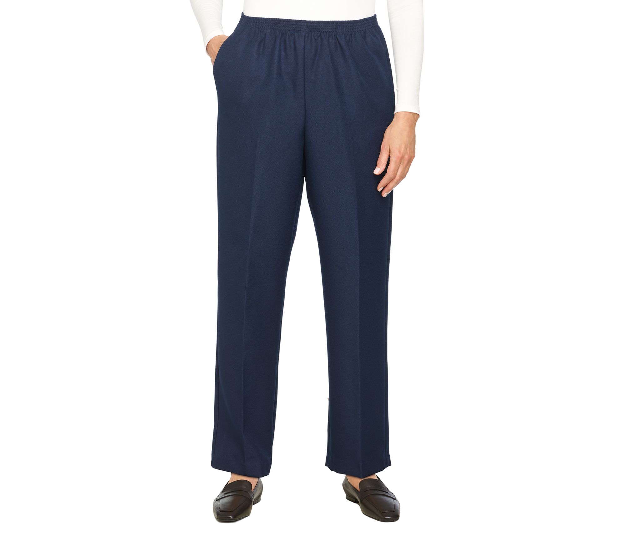 Alfred Dunner Petite Pull-On Straight-Leg ShortPants