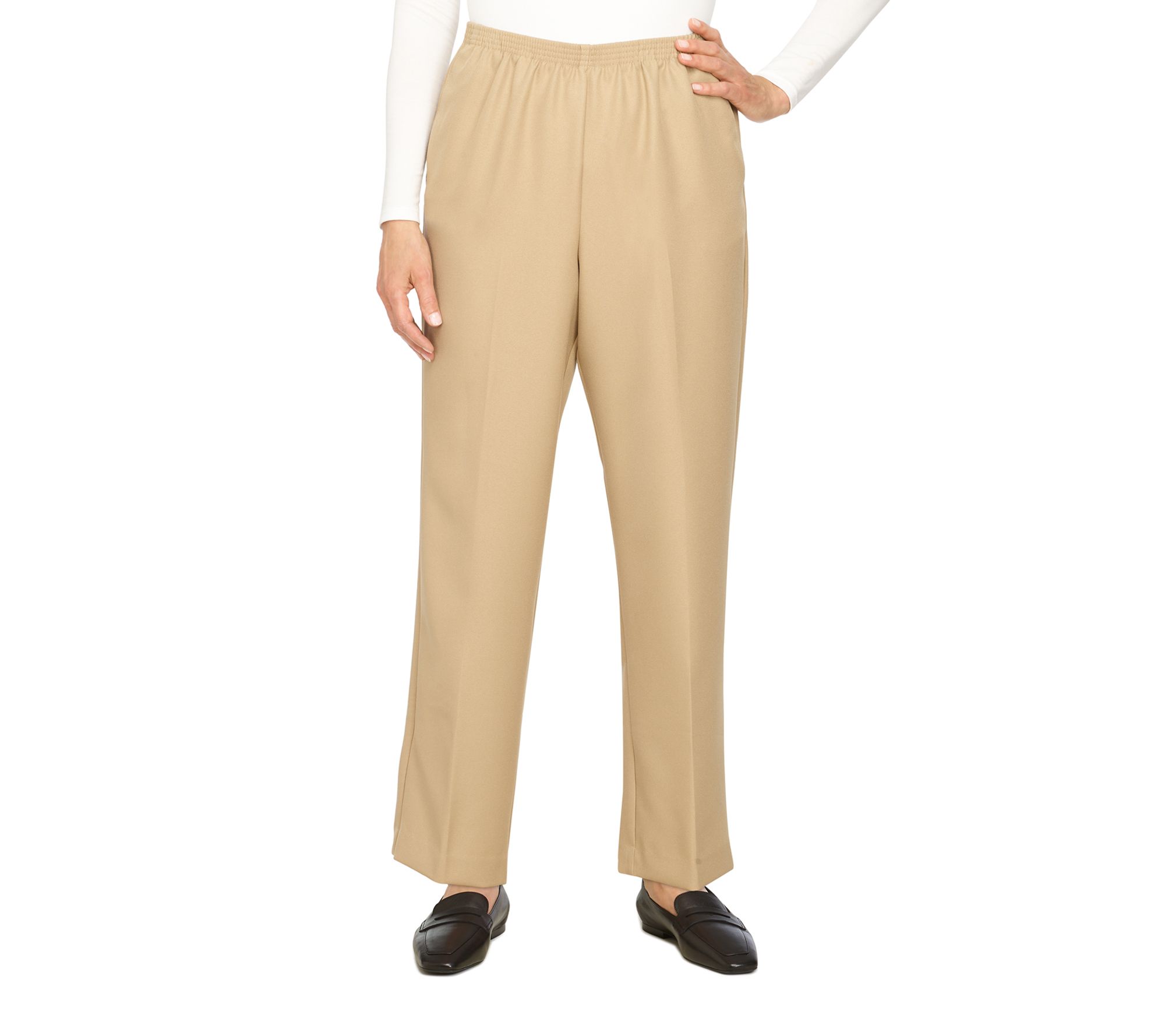 Alfred Dunner Petite Pull-On Straight-Leg ShortPants