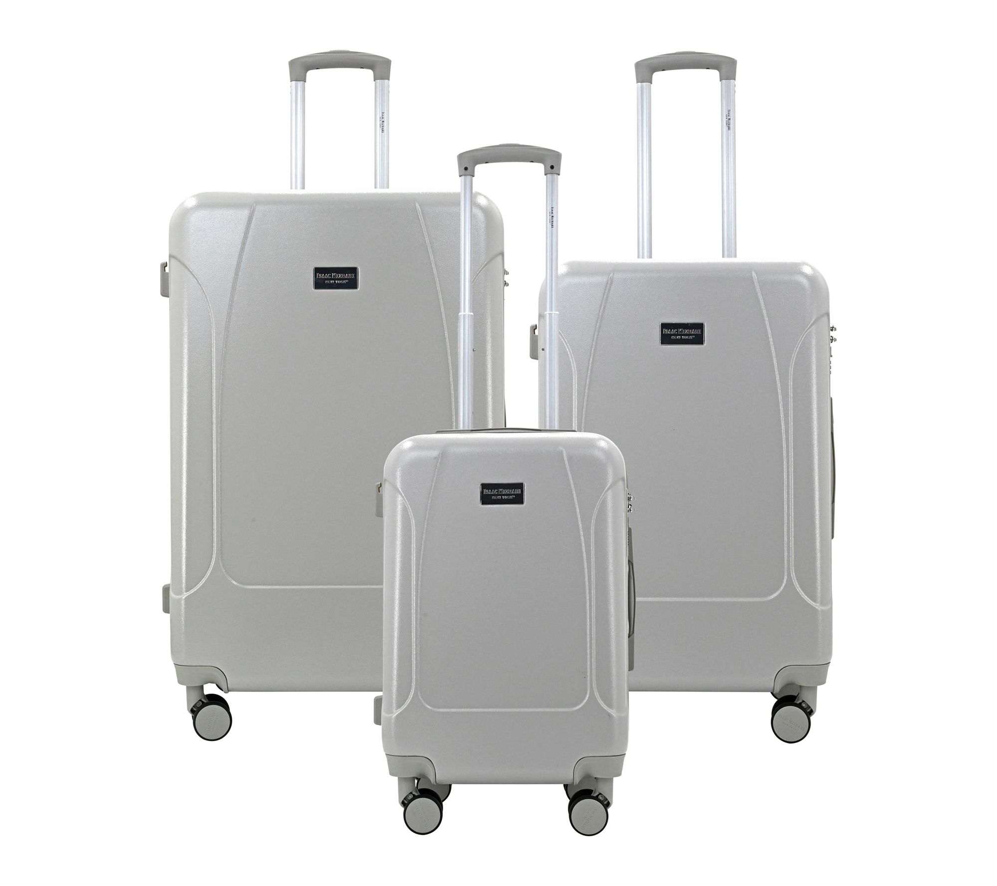 ISAAC MIZRAHI LUNA Expandable Lightweight 3-Piece Luggage Set
