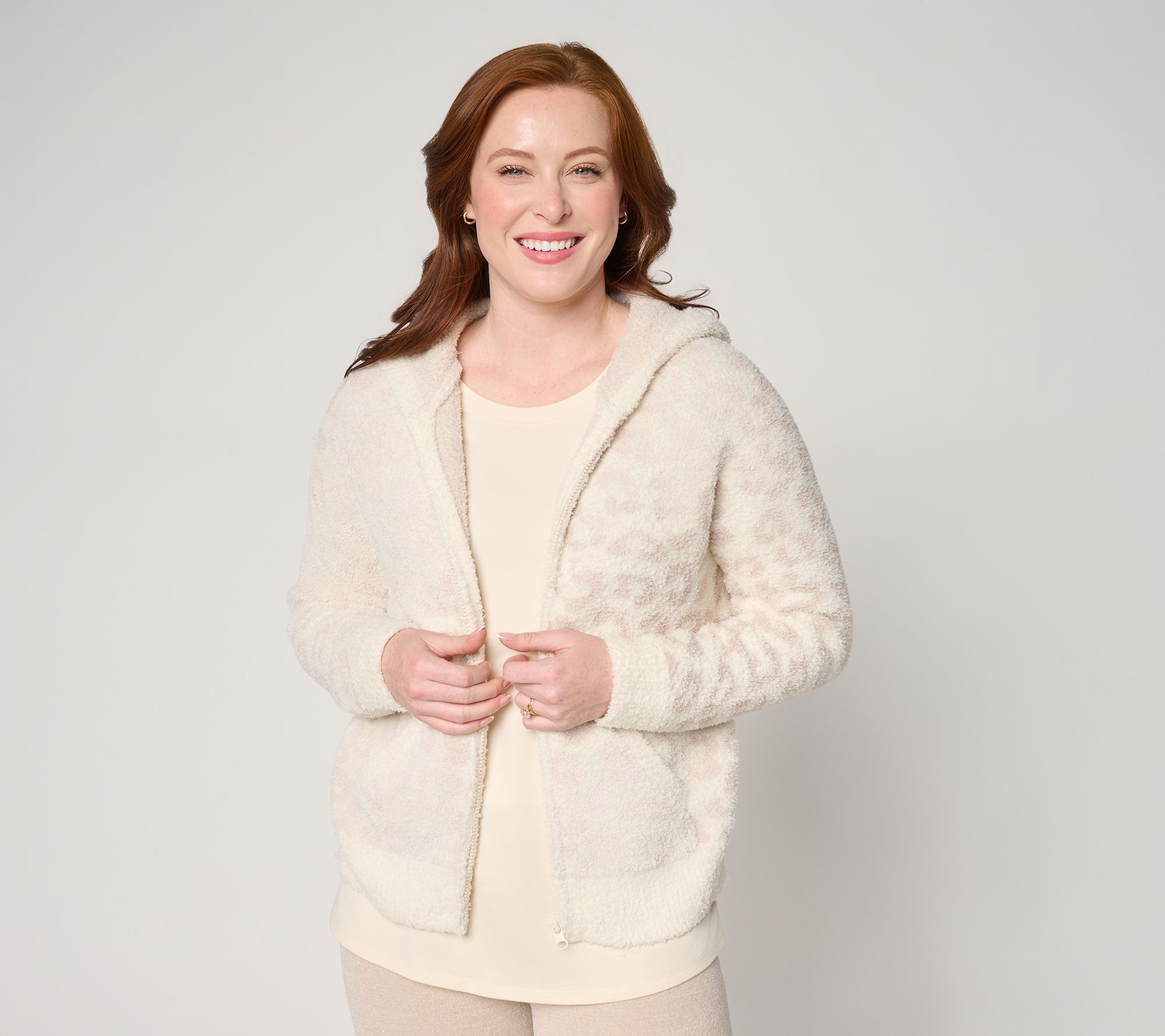 Barefoot Dreams CozyChic Barefoot in the Wild Zip Hoodie