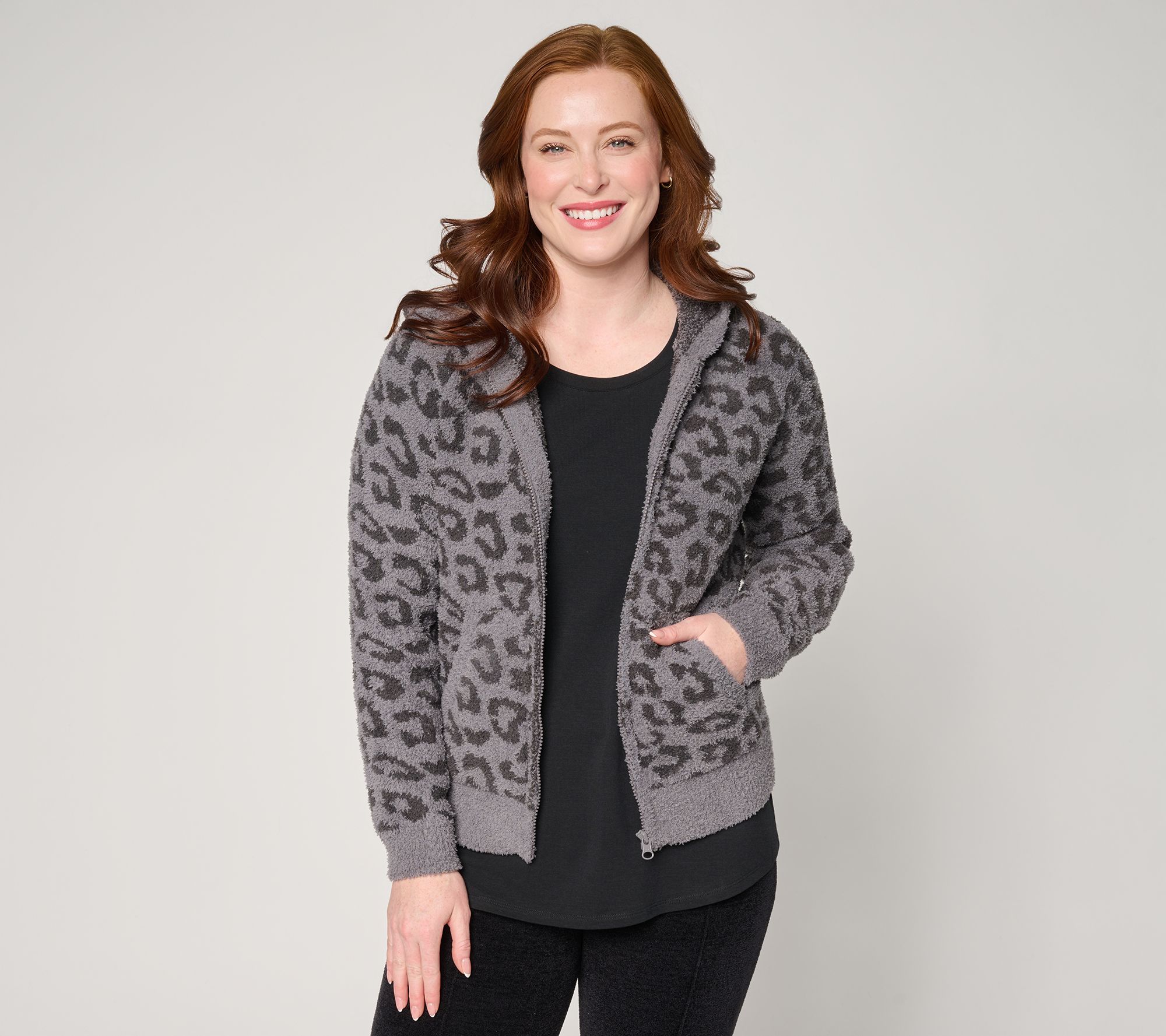 Barefoot Dreams CozyChic Barefoot in the Wild Zip Hoodie